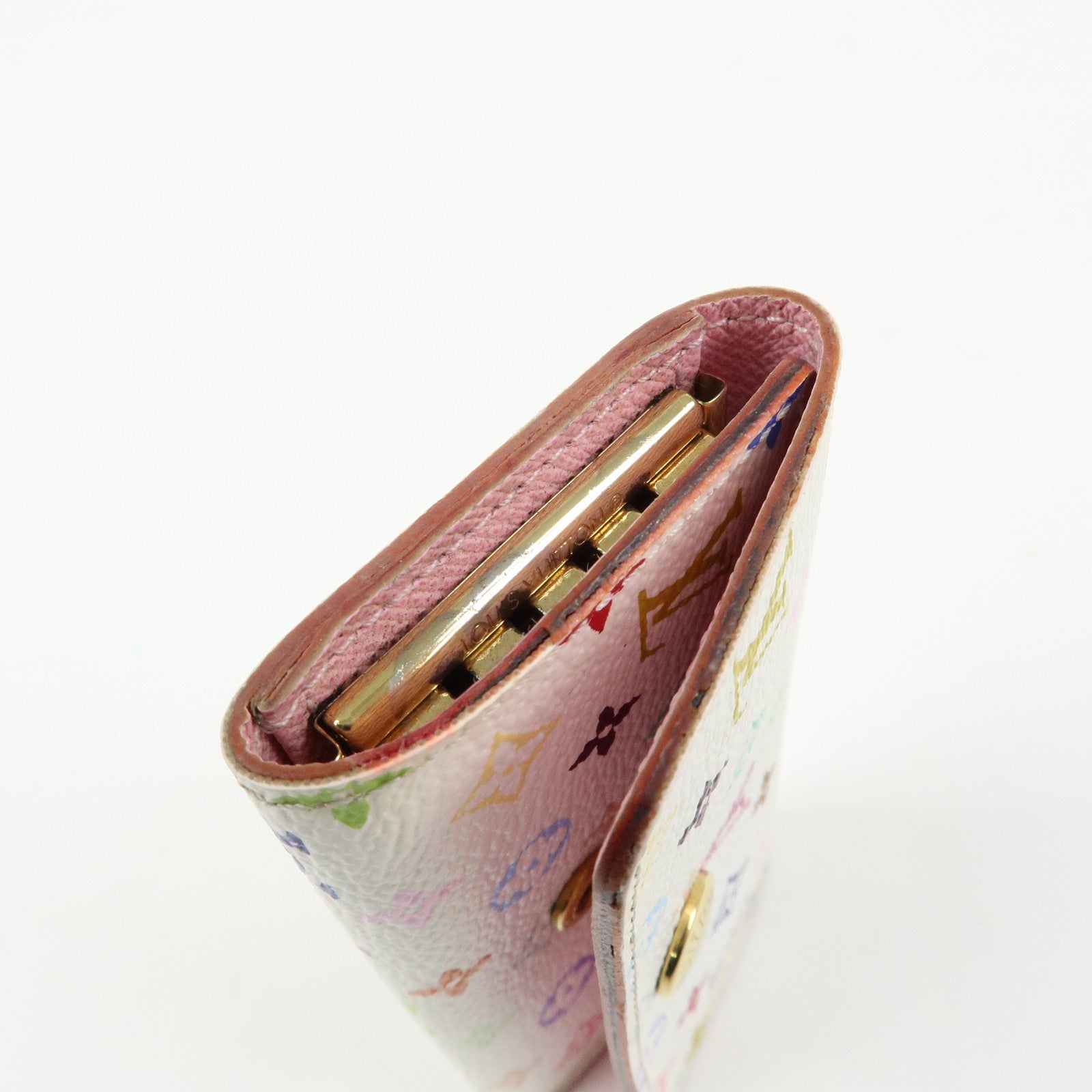 Louis Vuitton Monogram Multicolor Multicles 4 Key Case Blanc M93731