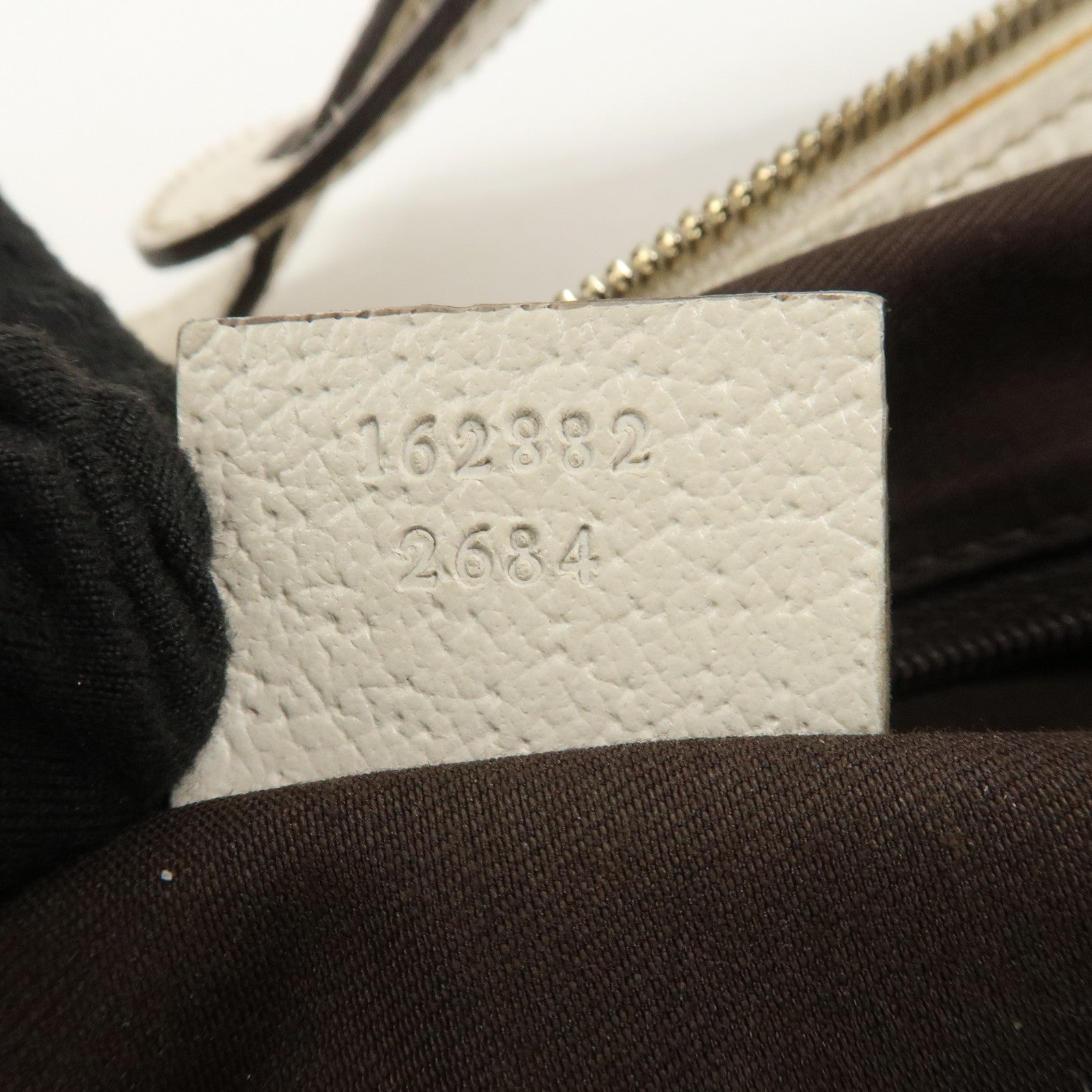 GUCCI Princy Sherry Leather Shoulder Bag Hand Bag Brown 162882