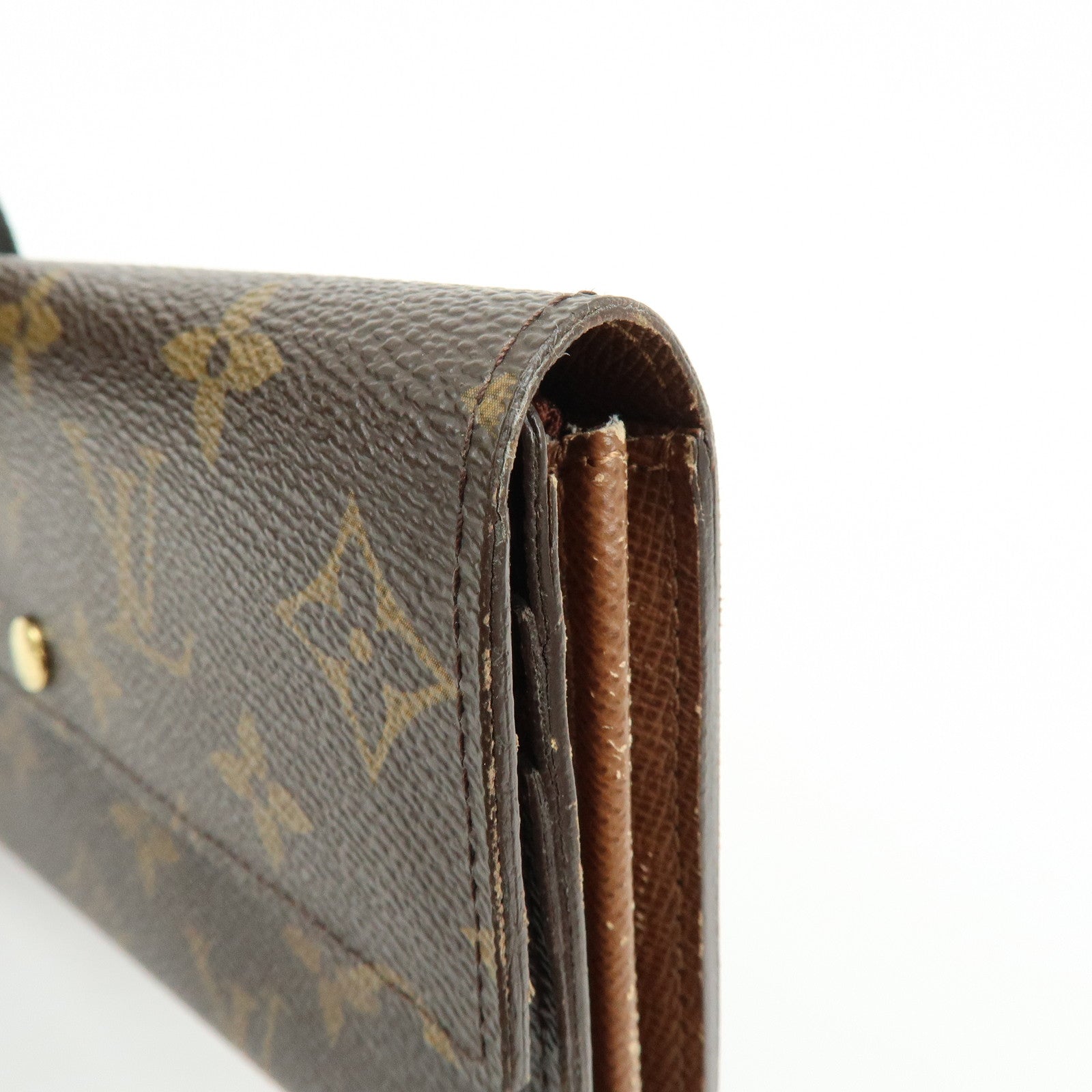Louis Vuitton Monogram Portefeuille Sarah Long Wallet Brown M61734