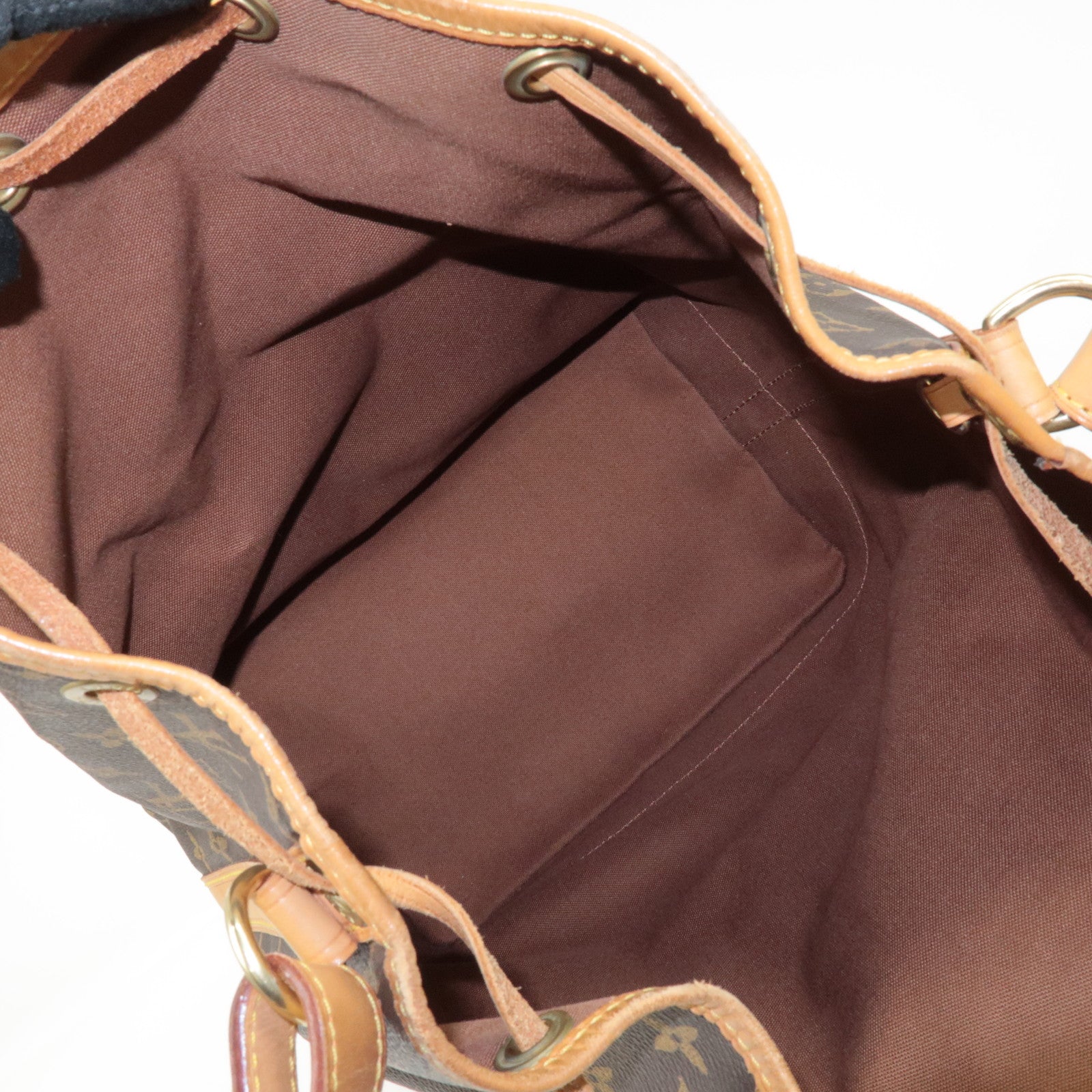 Louis Vuitton Monogram Noe Shoulder Bag Hand Bag Brown M42224 Used