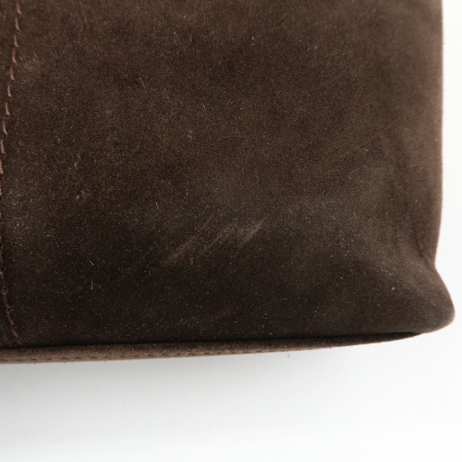GUCCI Sylvie Suede 2Way Bag Shoulder Hand Bag Brown 000-2113-0553
