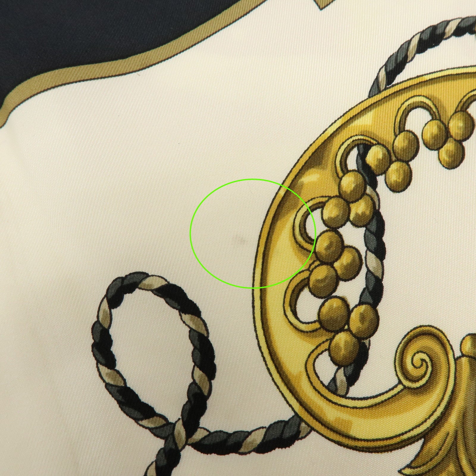 HERMES Carre 90 Silk 100% Scarf LES CLES THE KEYS RARE Black White