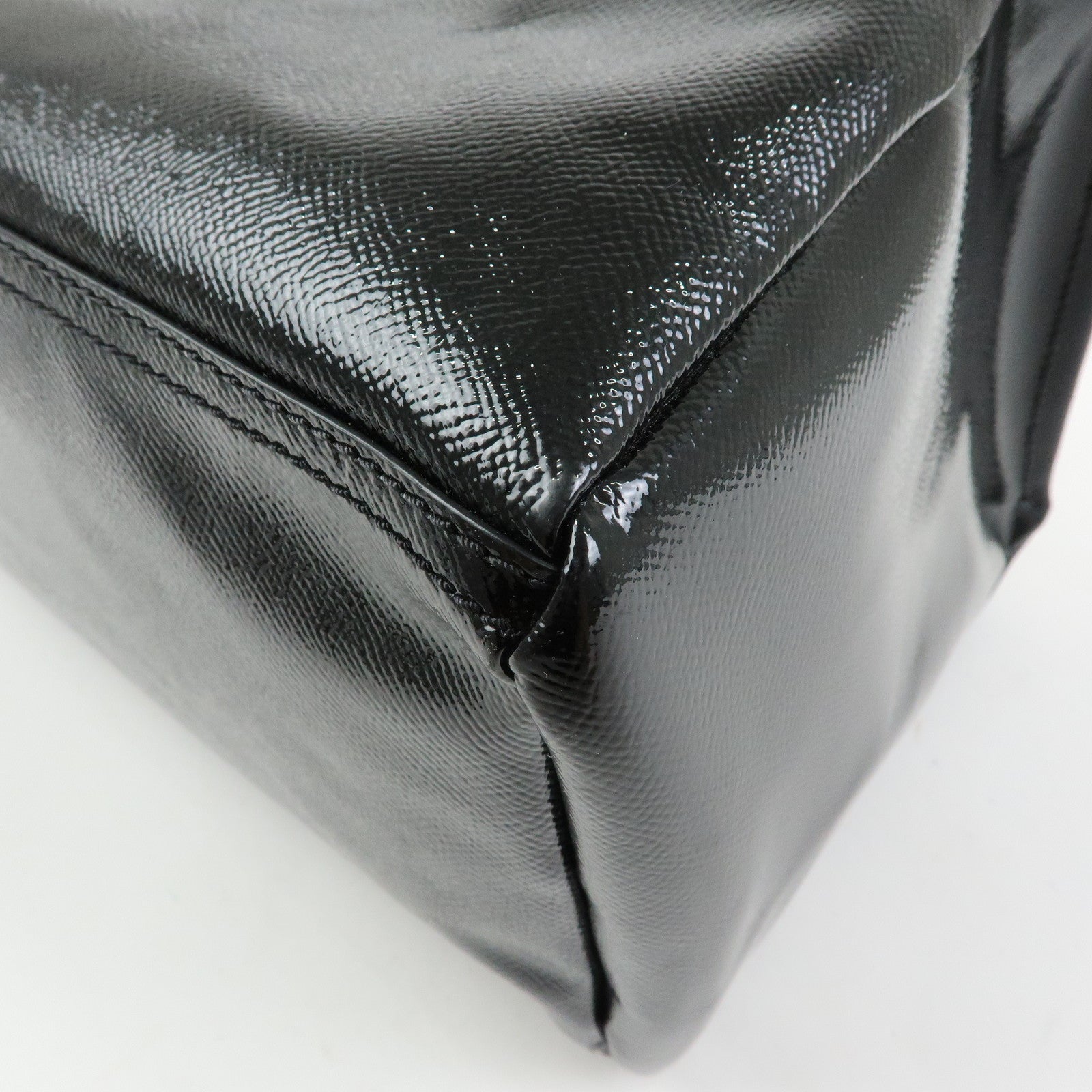 GIVENCHY Pandora Patent Leather 2Way Shoulder Bag Hand Bag Black