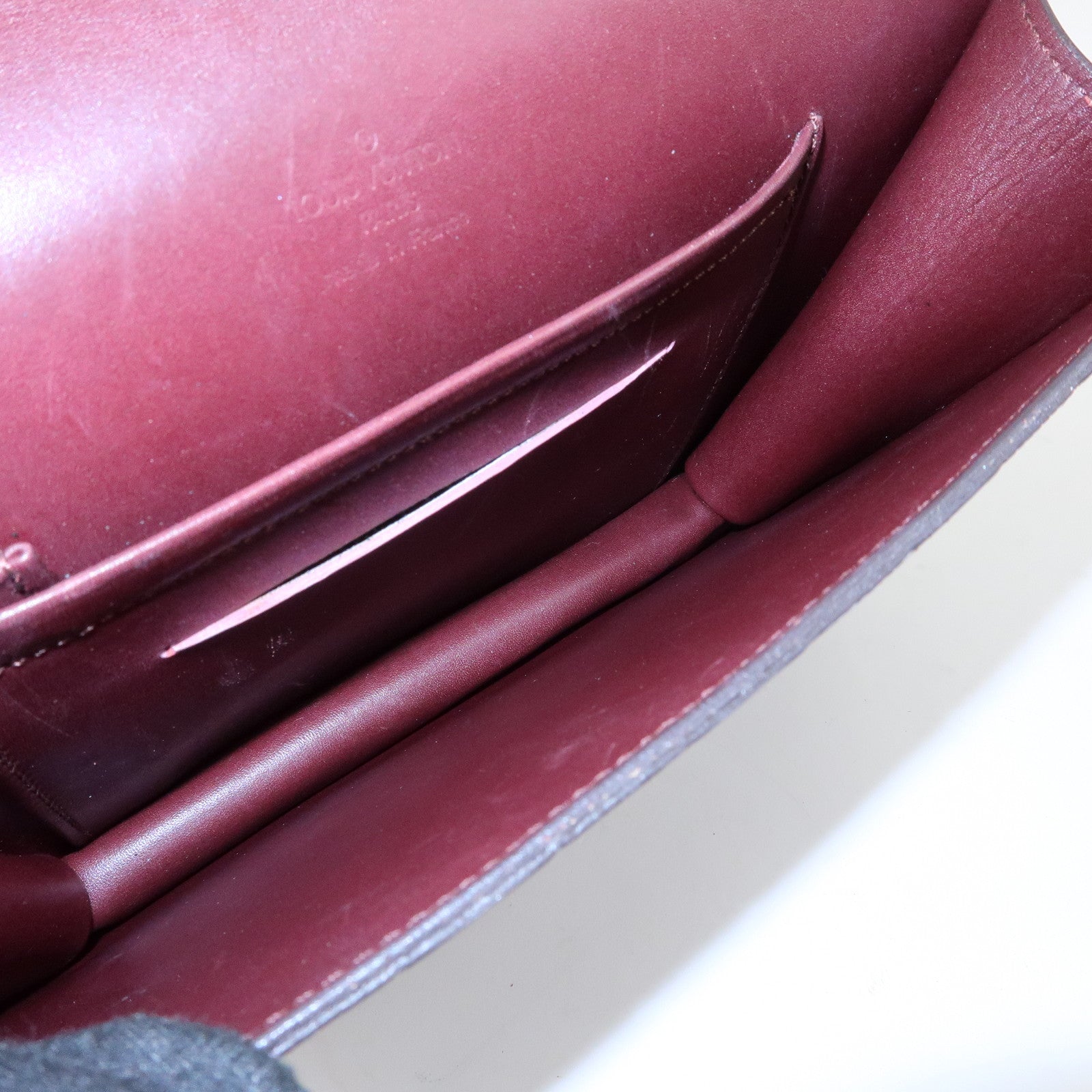 Louis Vuitton Damier Vernis Cabaret Shoulder Bag Bordeaux M92124