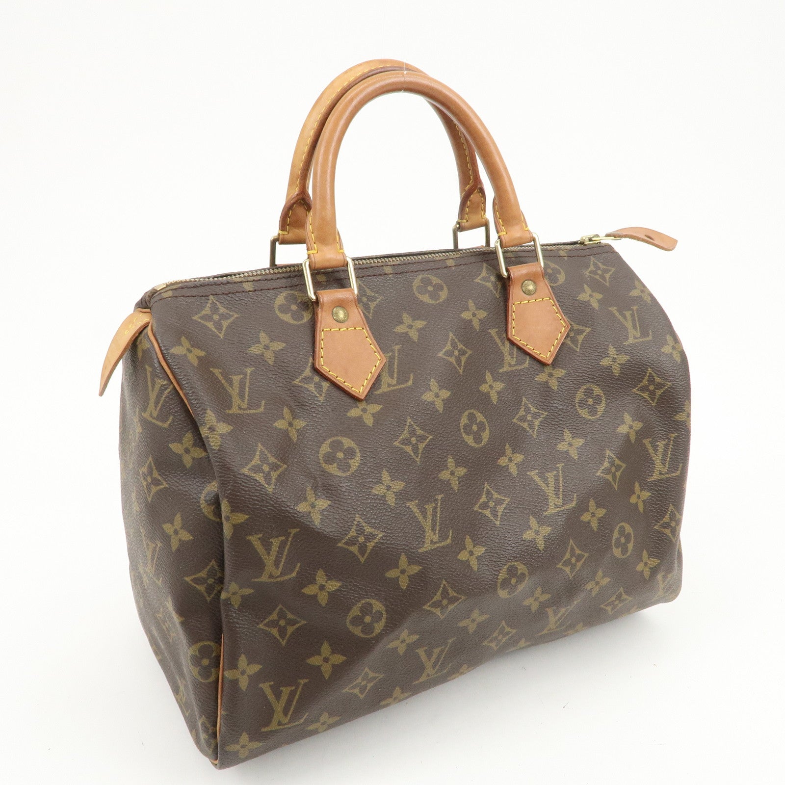 Louis Vuitton Monogram Speedy 30 Boston Bag Hand Bag Brown M41526