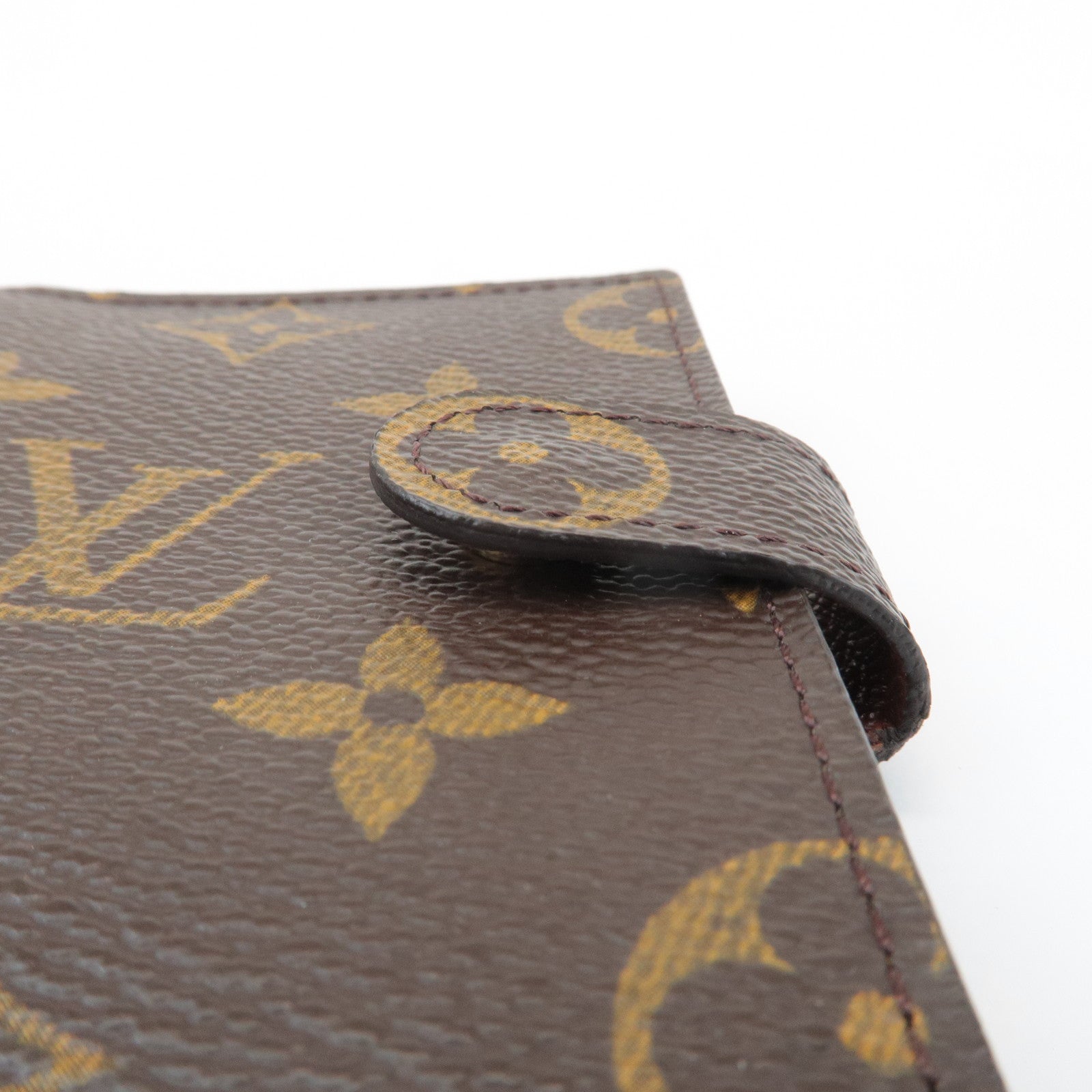 Louis Vuitton Monogram Agenda Mini Planner Cover Brown R20007 Used