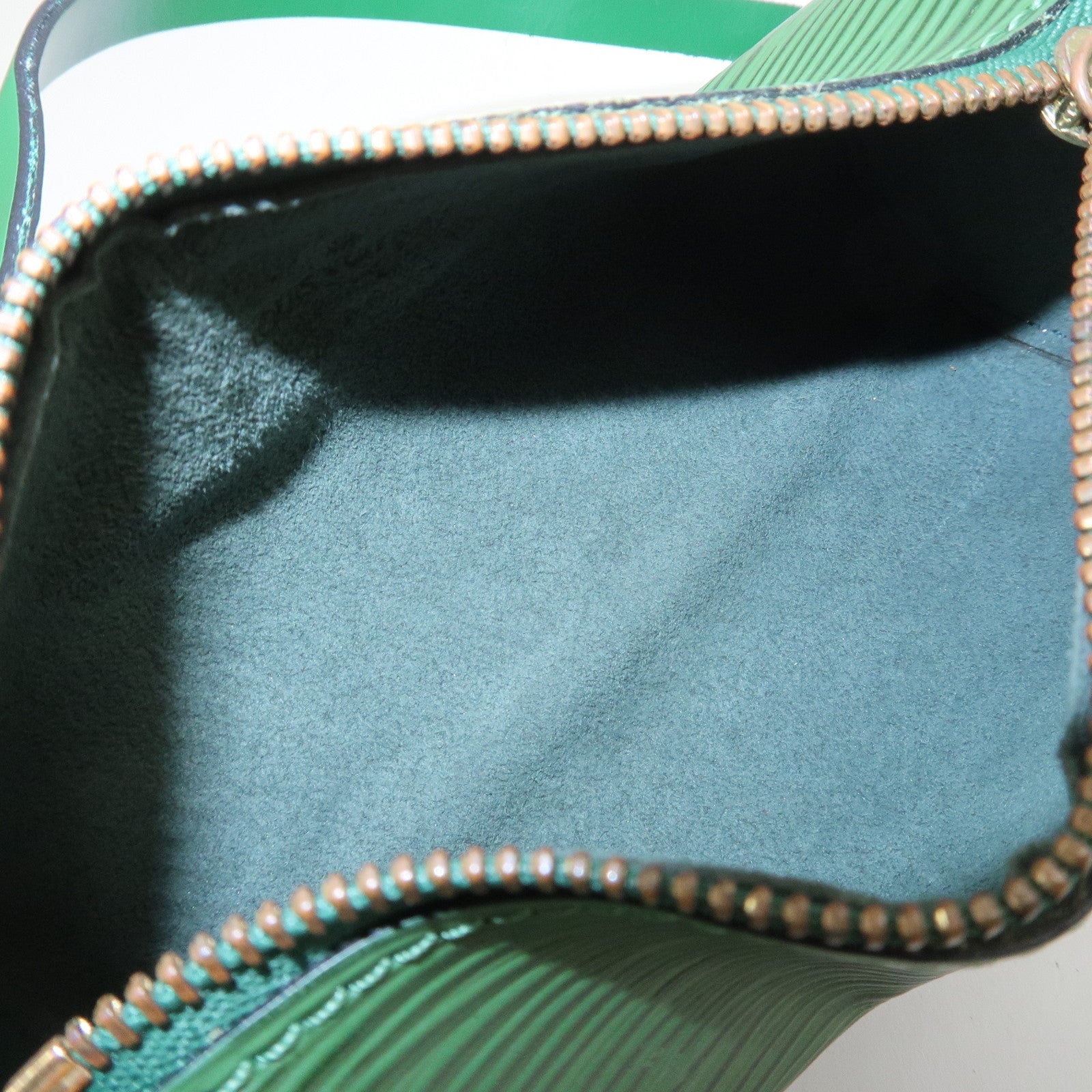Louis Vuitton Epi Mini Pouch For Soufflot Hand Bag Borneo Green