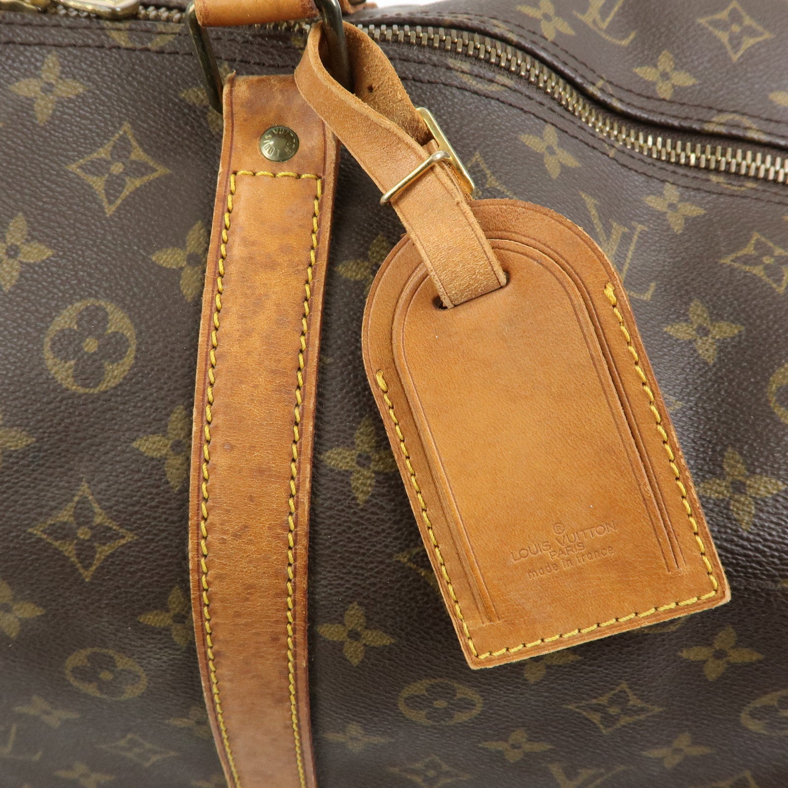 Louis Vuitton Monogram Keep All Bandouliere 60 Boston Bag M41412