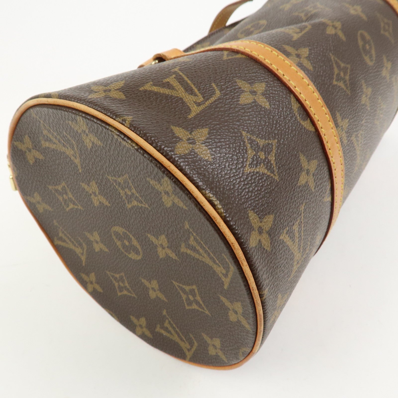 Louis Vuitton Monogram Papillon 30 Hand Bag New Style Brown M51385