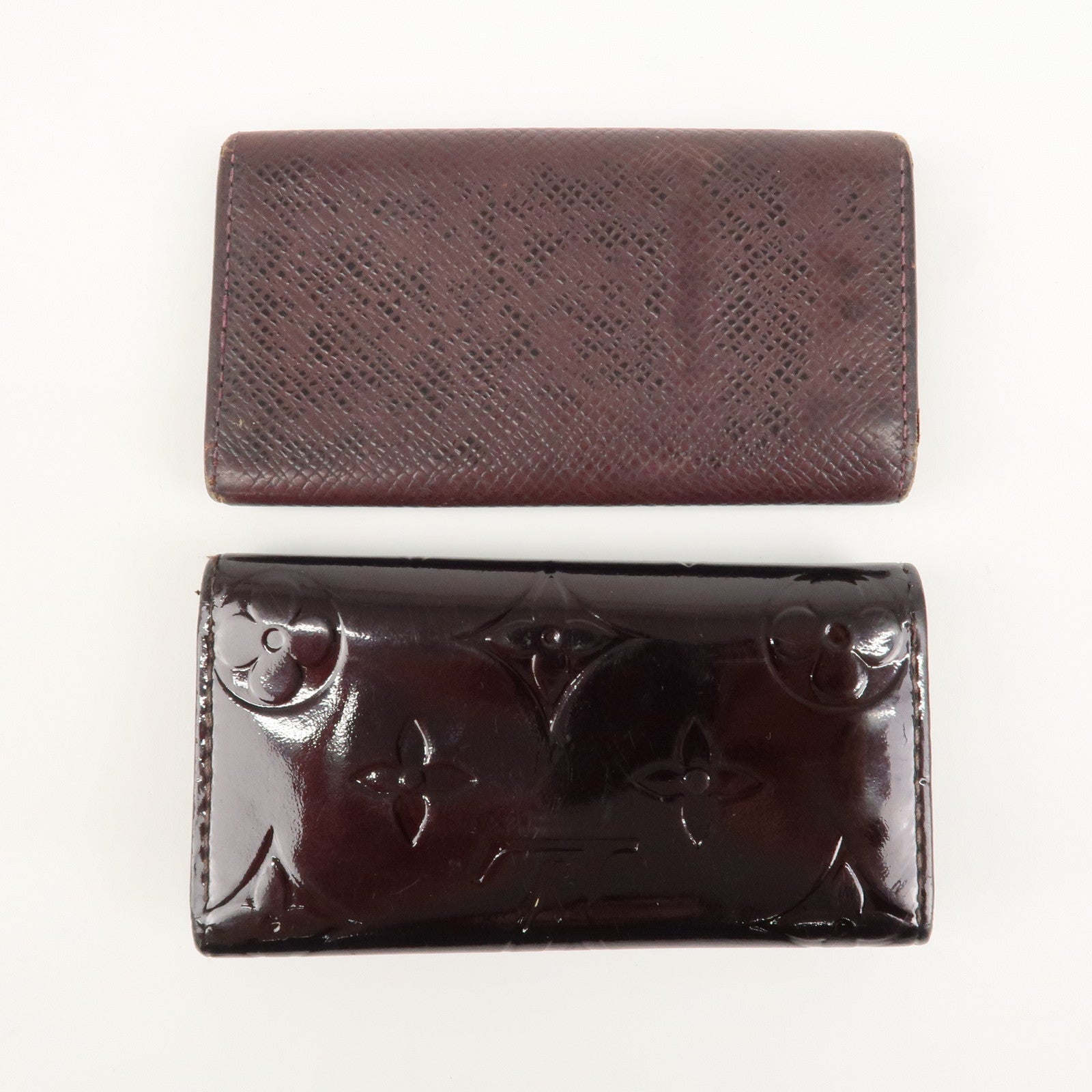 Louis Vuitton Vernis Tiga Vernis Set of 2 Key Case M93517 M30528 Used