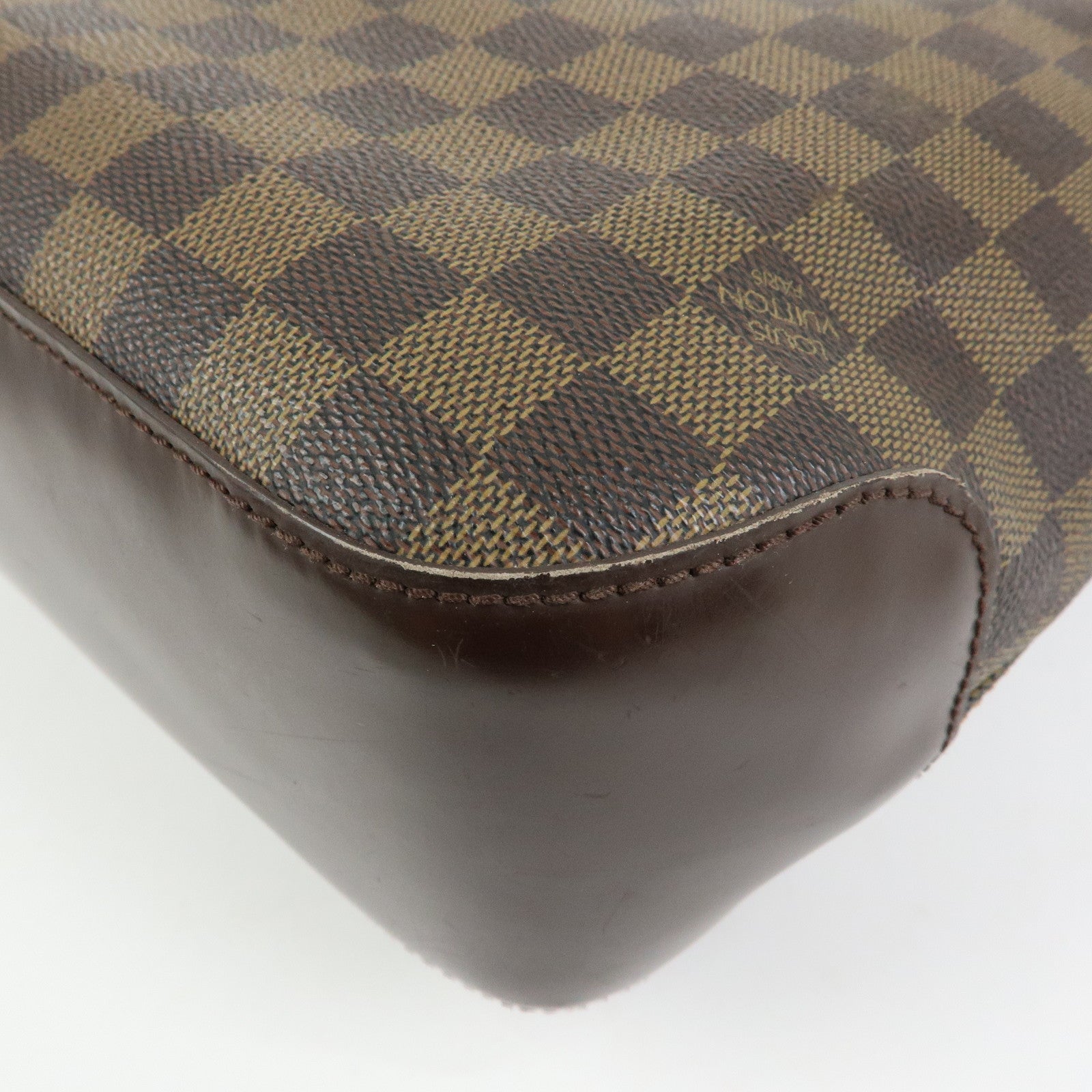 Louis Vuitton Damier Spencer Shoulder Bag Damier Ebene Brown N58021