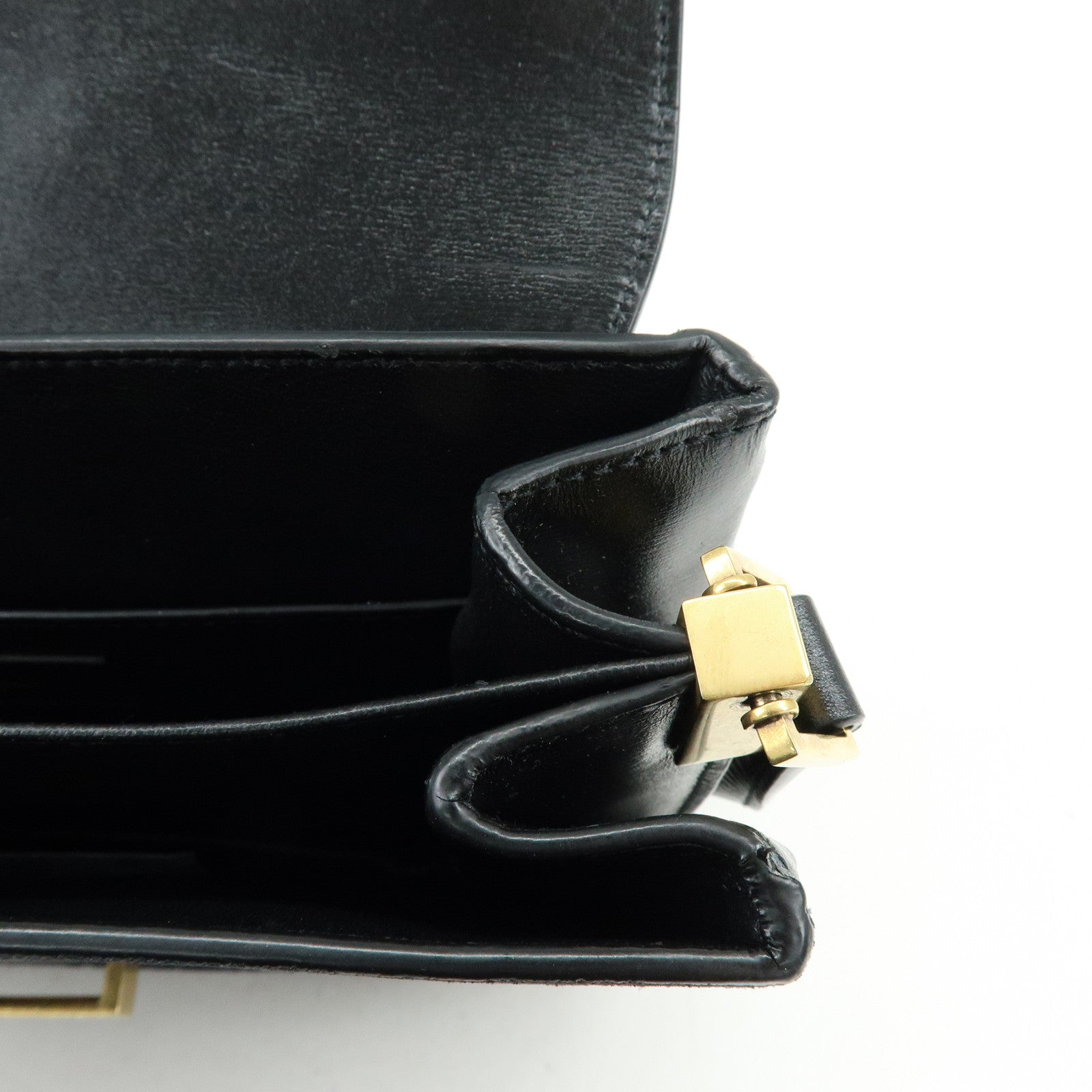 SAINT LAURENT PARIS Le Monogram Suede Leather Shoulder Bag Black