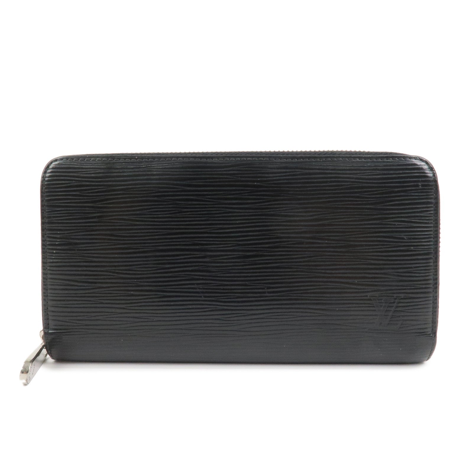 Louis Vuitton Epi Leather Round Zippy Long Wallet Noir Black M60072