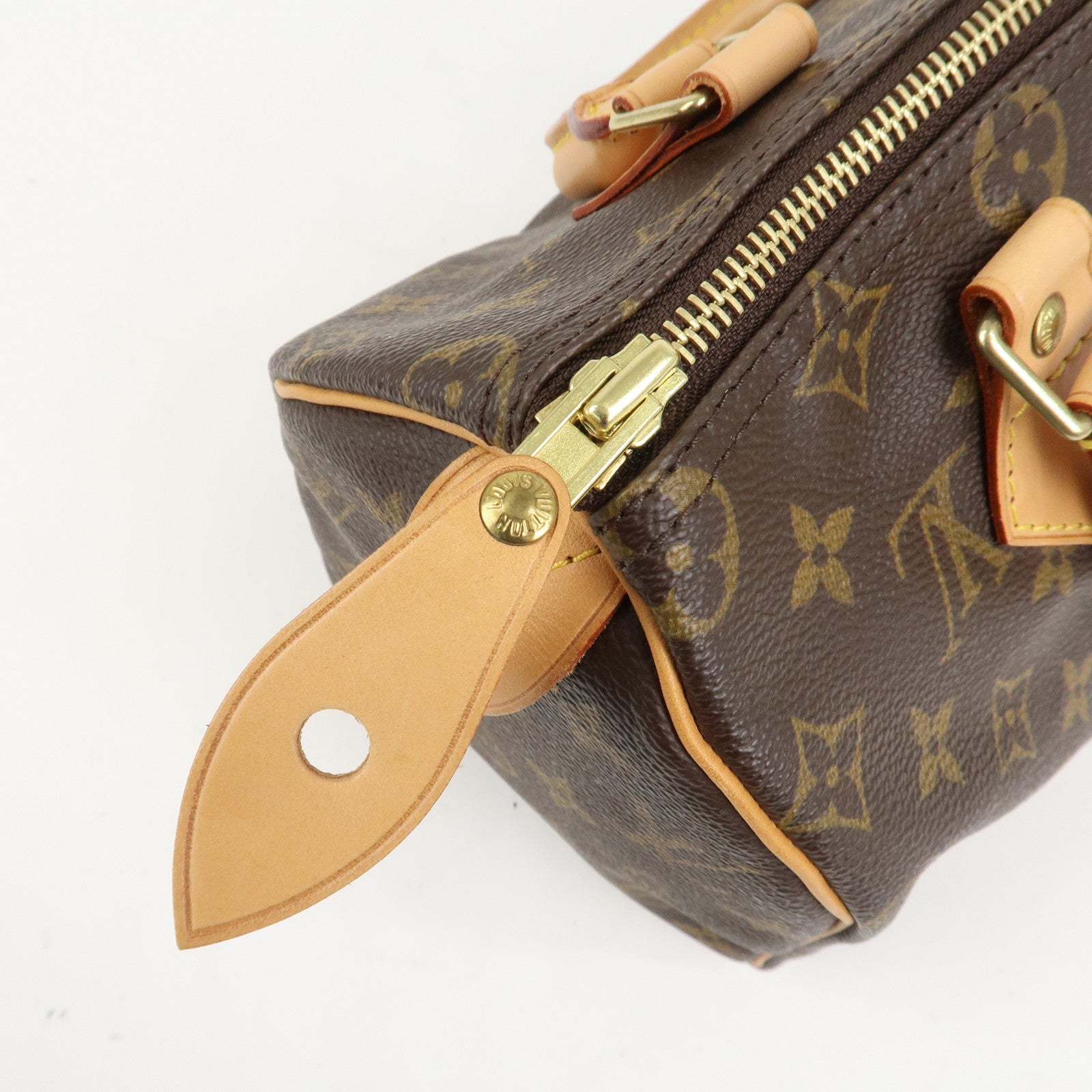Louis Vuitton Monogram Speedy 25 Boston Bag Brown M41528