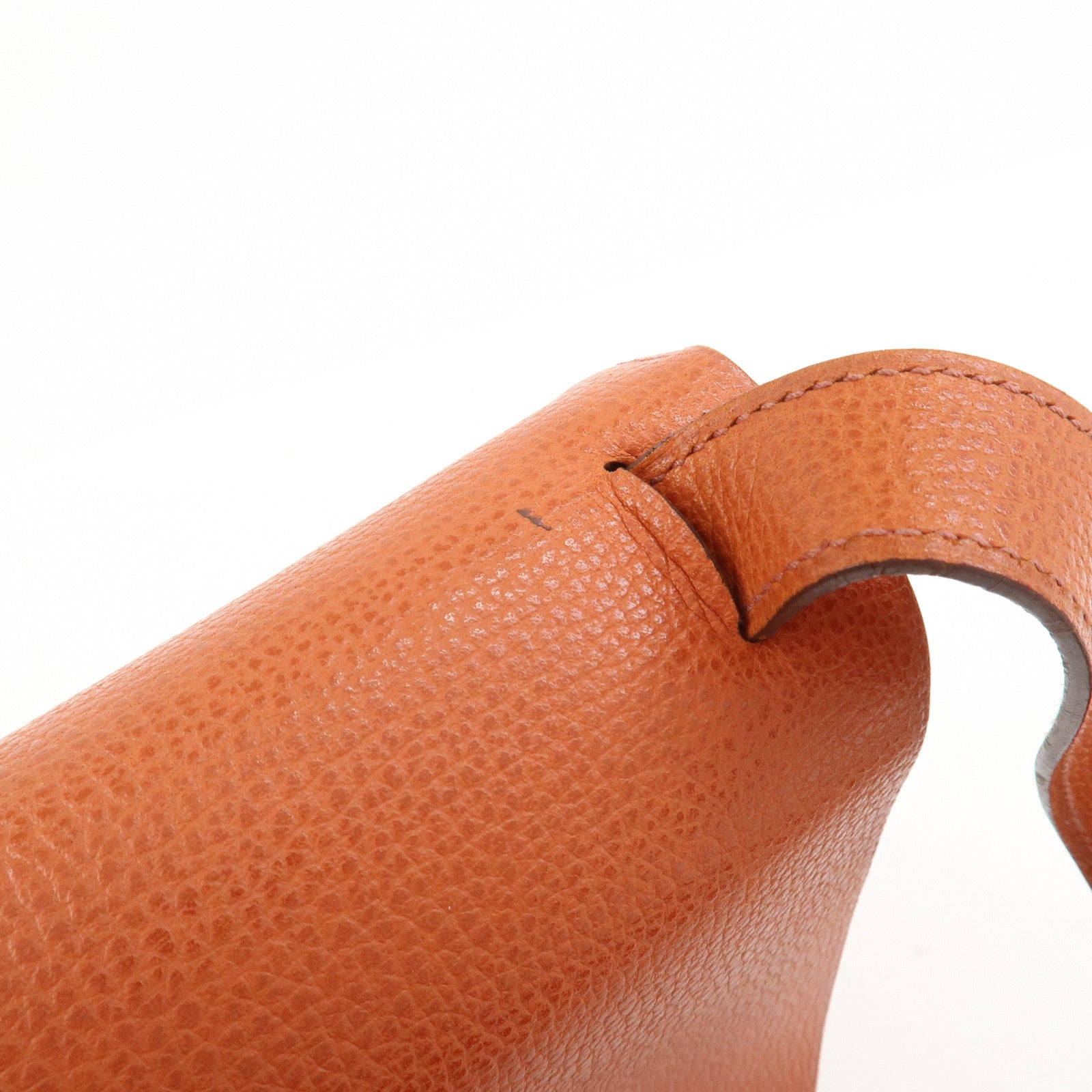 HERMES Sac Colorado MM Toile H Leather □I Stamped Shoulder Bag