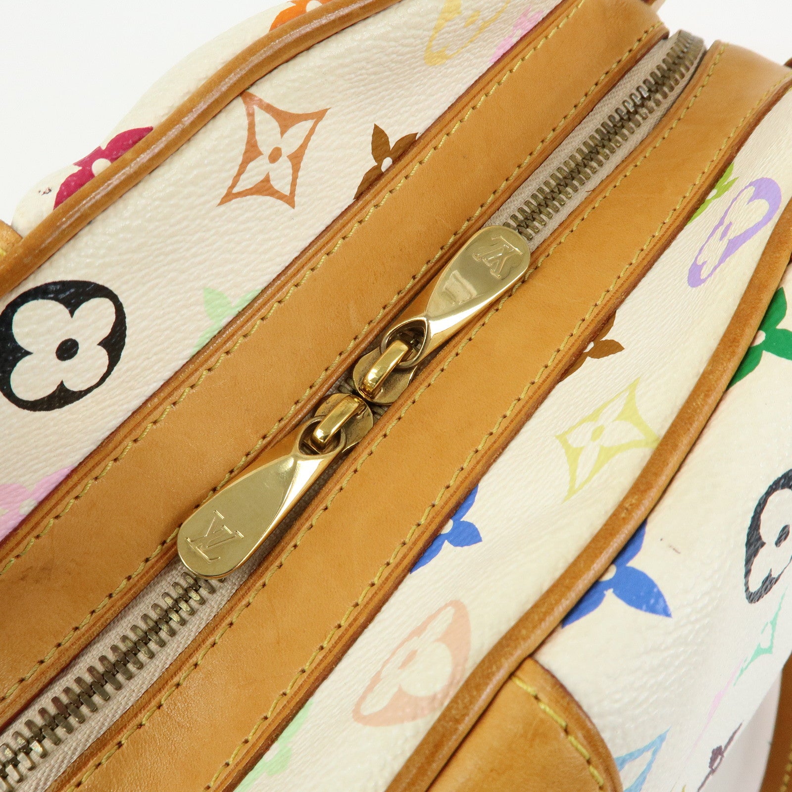 Louis Vuitton Monogram Multicolor Claudia Hand Bag Blanc M40193