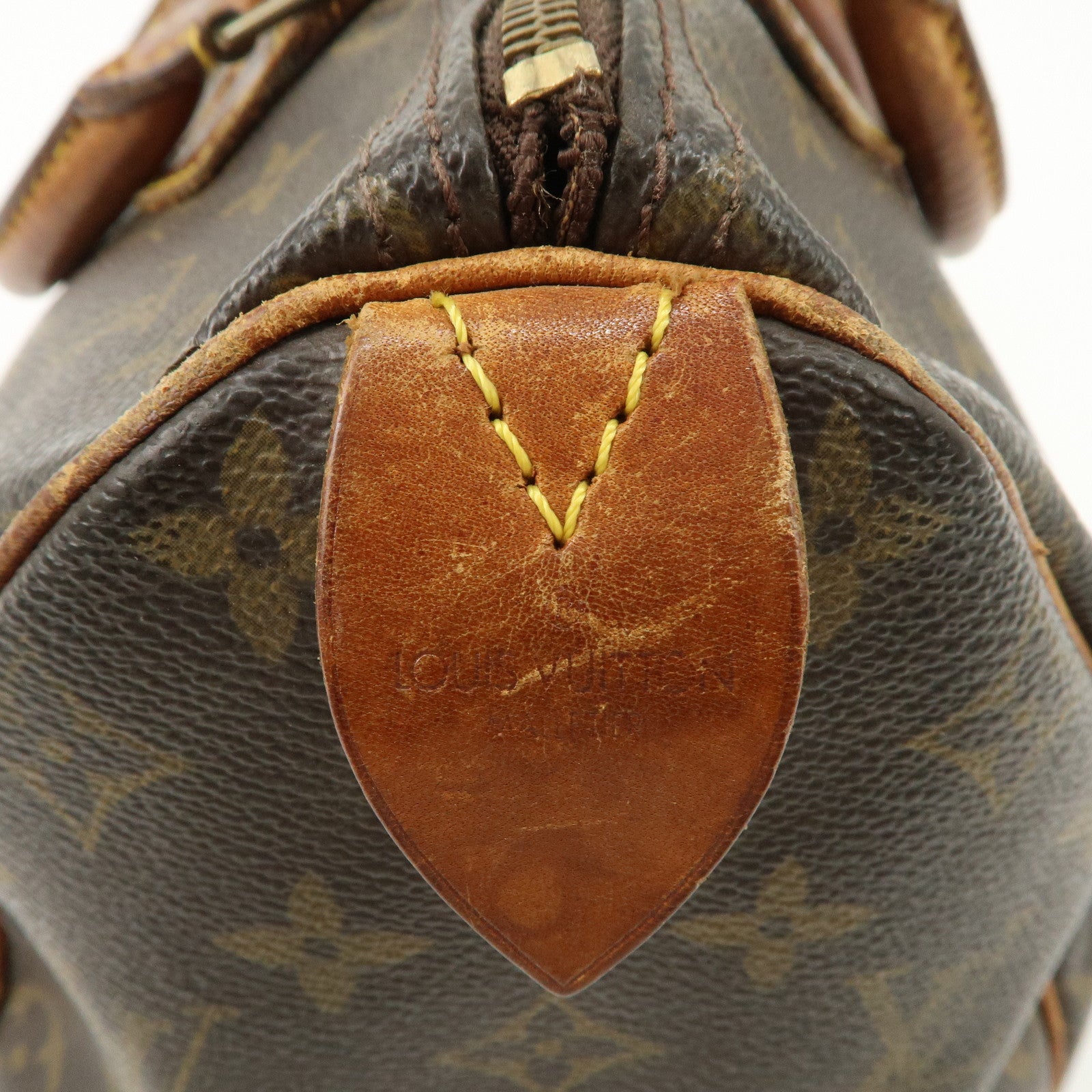 Louis Vuitton Monogram Speedy 30 Boston Bag Hand Bag M41526 Used