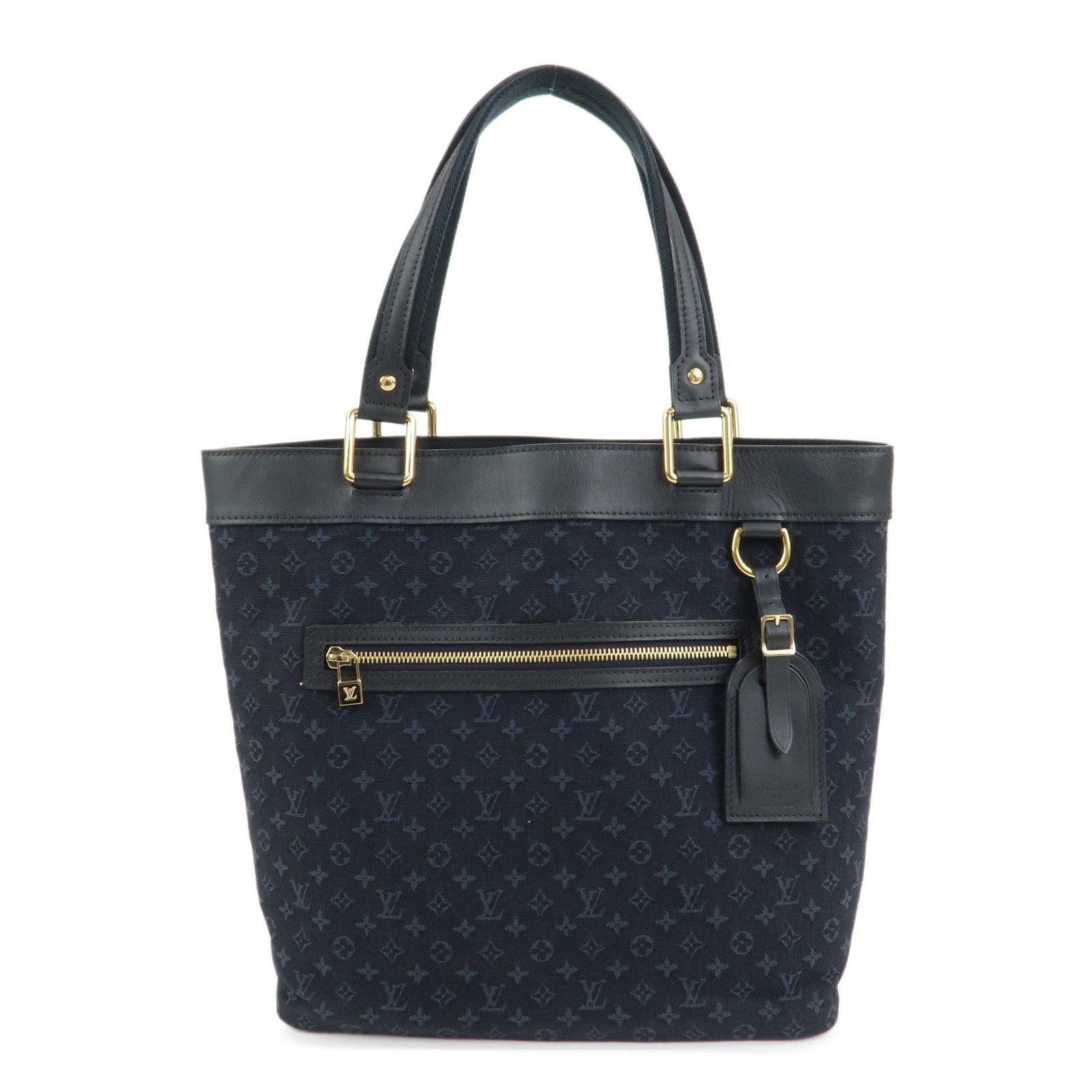 Louis Vuitton Monogram Mini Canvas Lucille GM Tote Bag Blue M92679