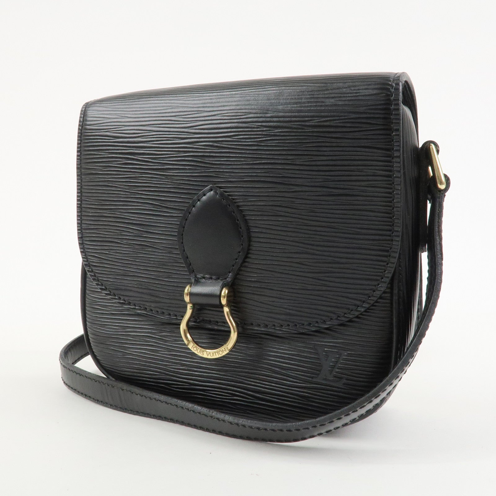 Louis Vuitton Epi Mini Saint Cloud Shoulder Bag Noir Black M52212