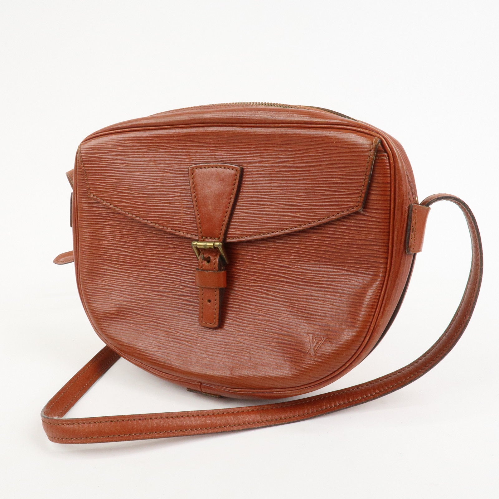 Louis Vuitton Epi Jeune Fille Shoulder Bag Kenya Brown M52153