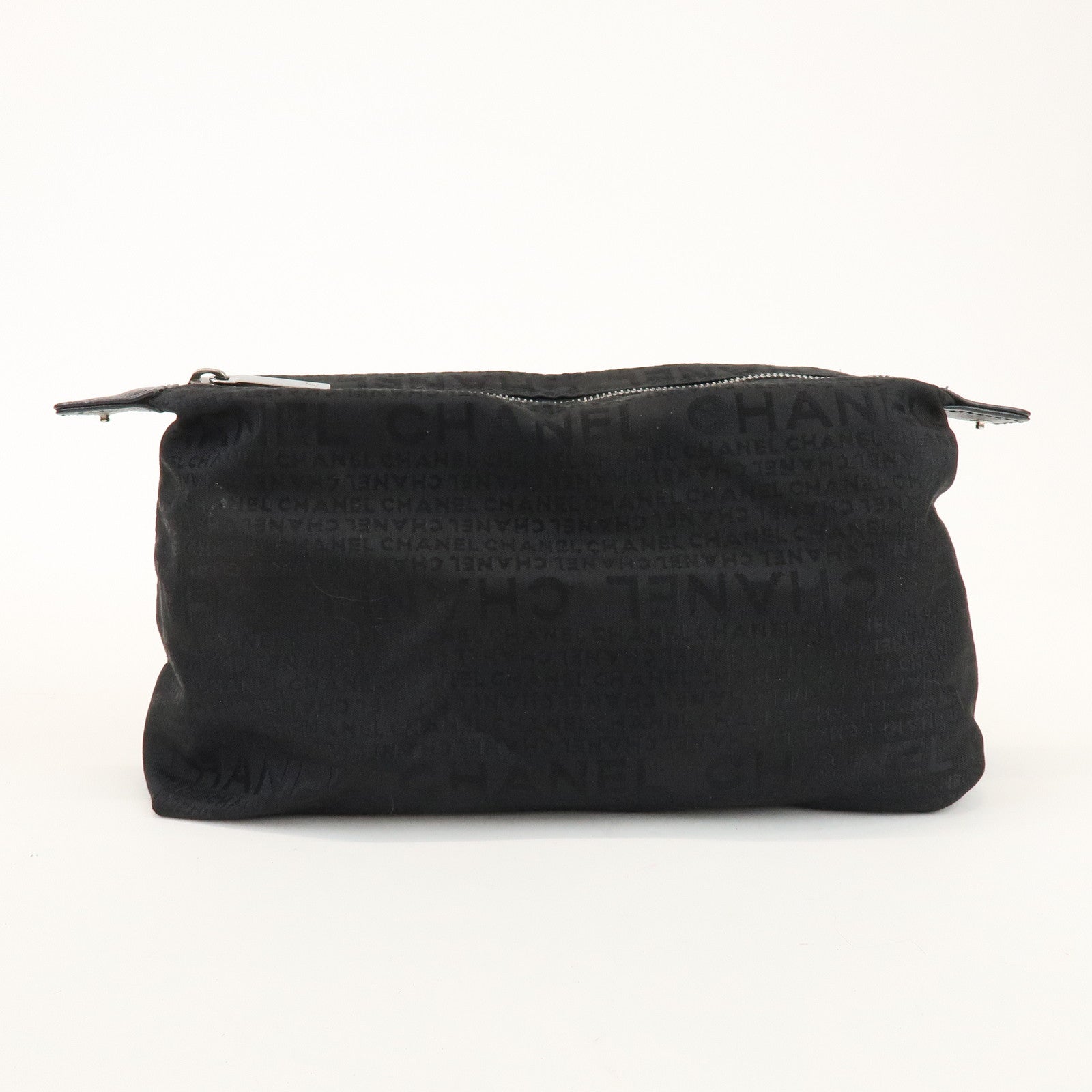 CHANEL 2.55 Calf Leather Executive Tote Bag Hand Bag Black