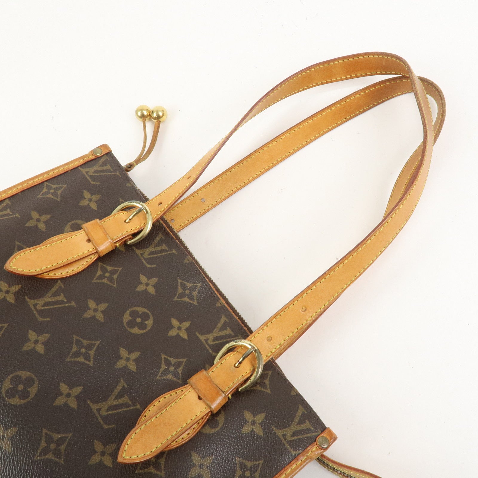 Louis Vuitton Monogram Popincourt Haut Shoulder Bag Brown M40007