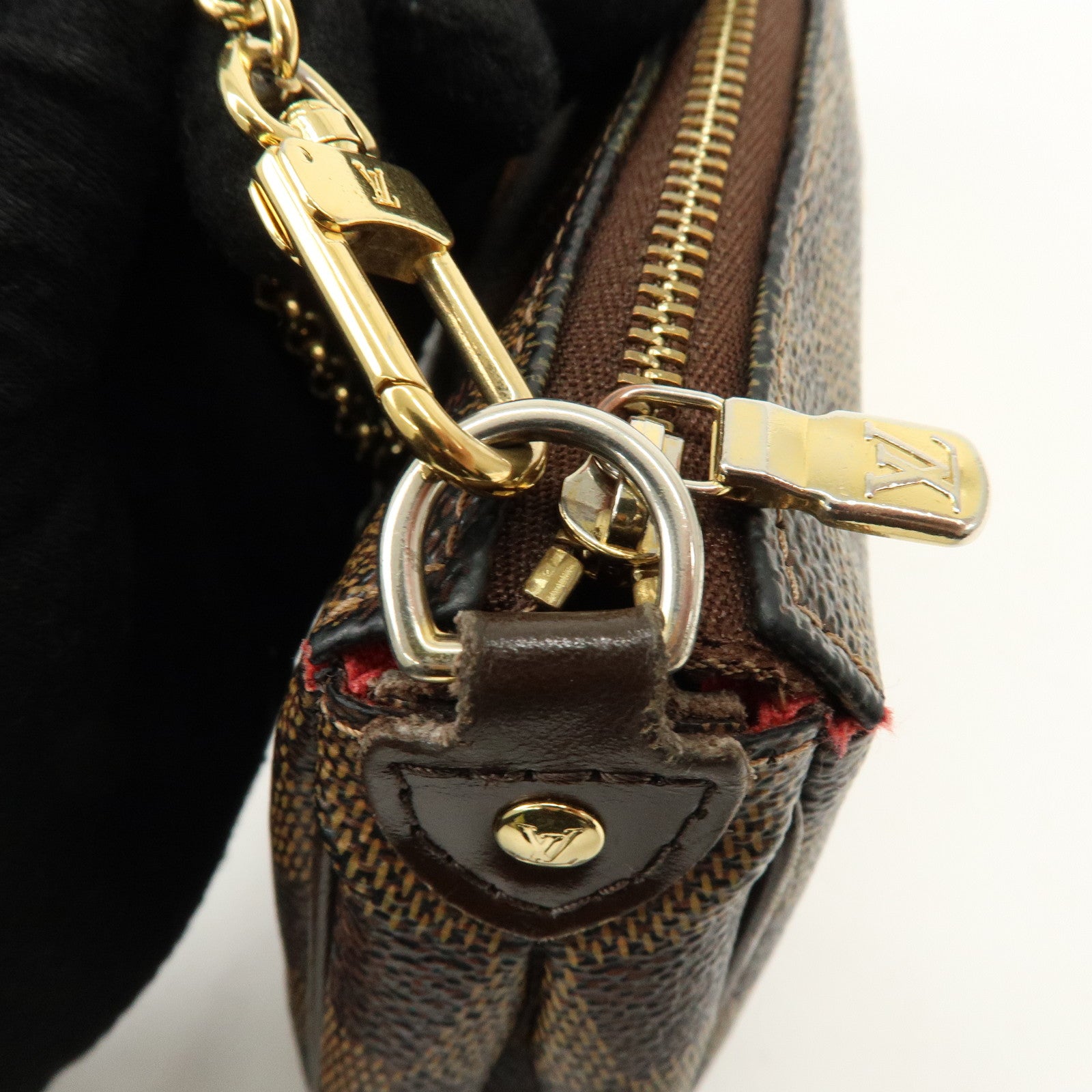 Louis Vuitton Damier Eva 2Way Hand Shoulder Bag Damier Ebene N55213