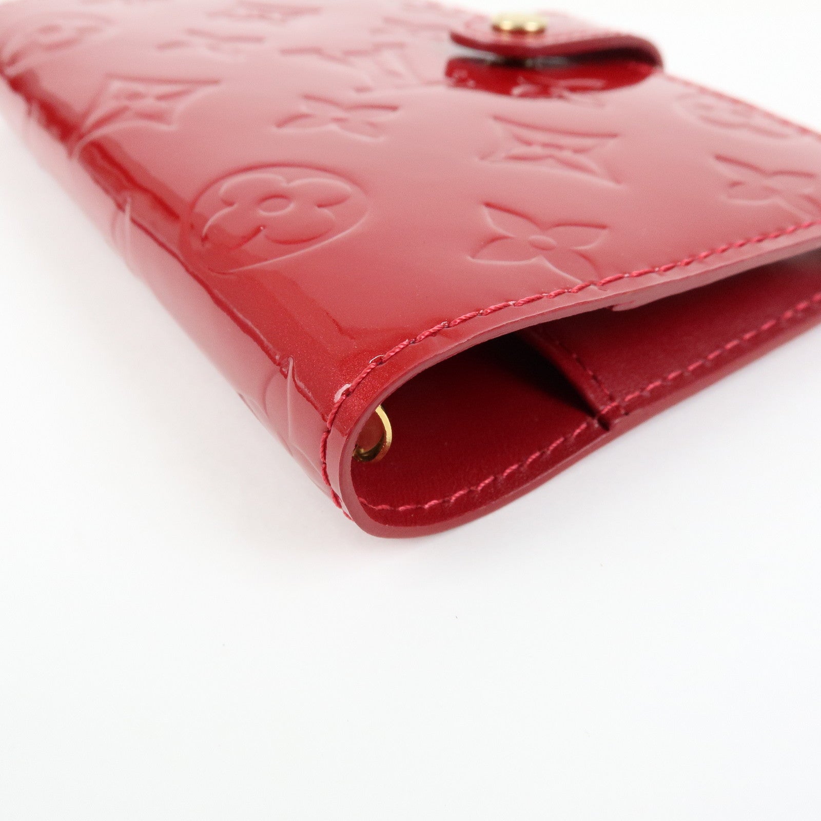Louis Vuitton Monogram Vernis Agenda PM Pomme d'Amour Red R21016