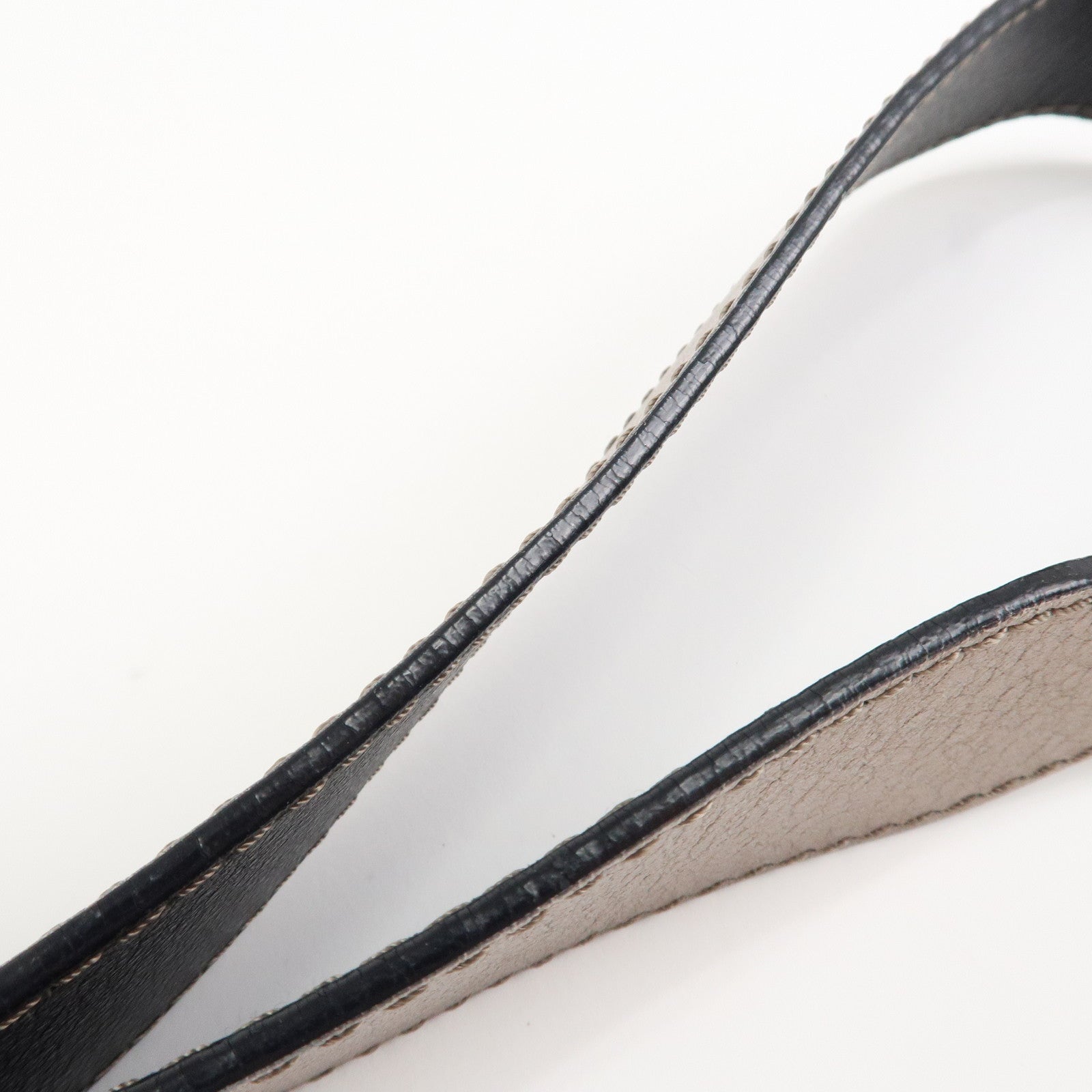 Chloe Denim Leather Shoulder Bag Crossbody Bag Indigo Blue Silver Used