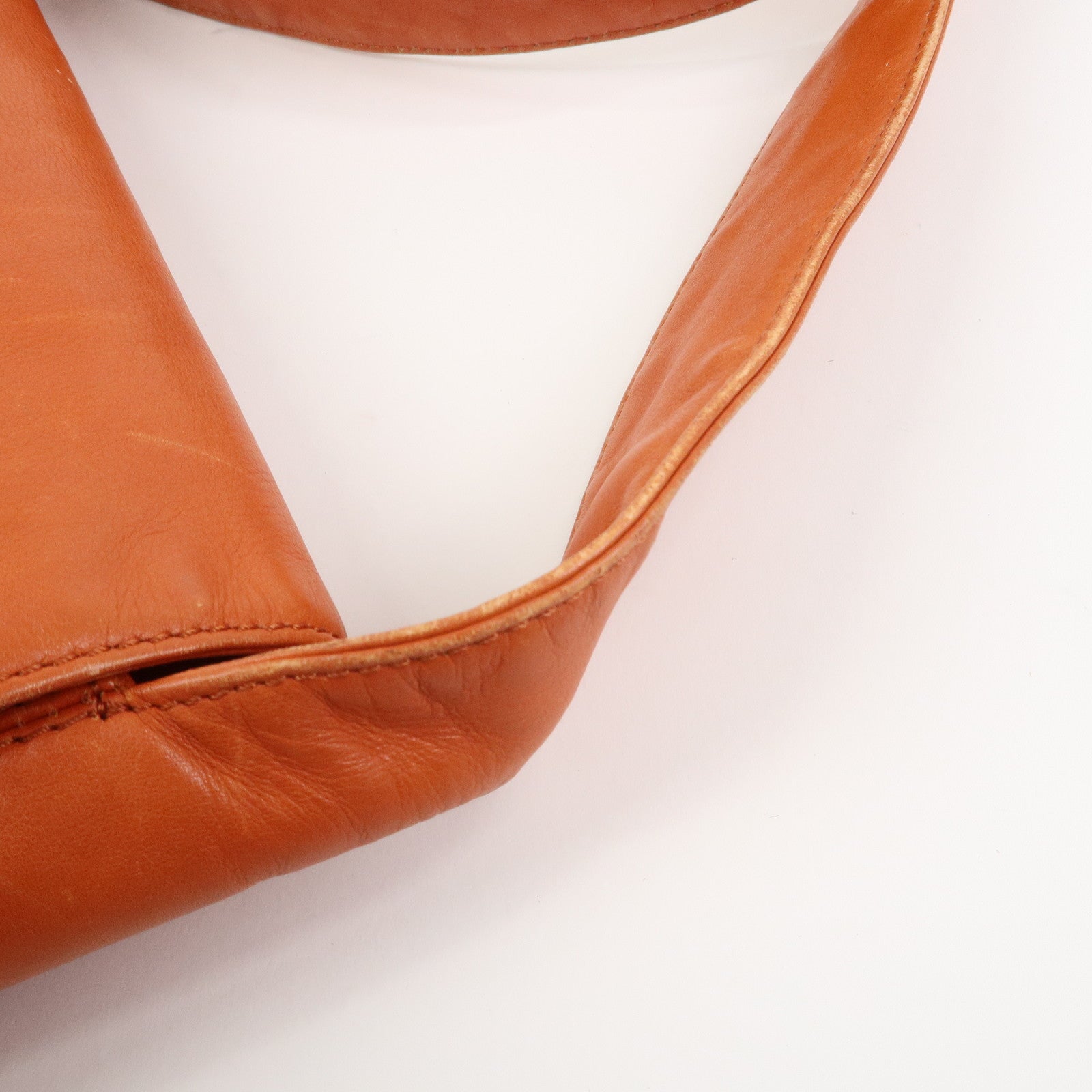 CHANEL COCO Mark Calf Leather Shoulder Bag Hand Bag Brown