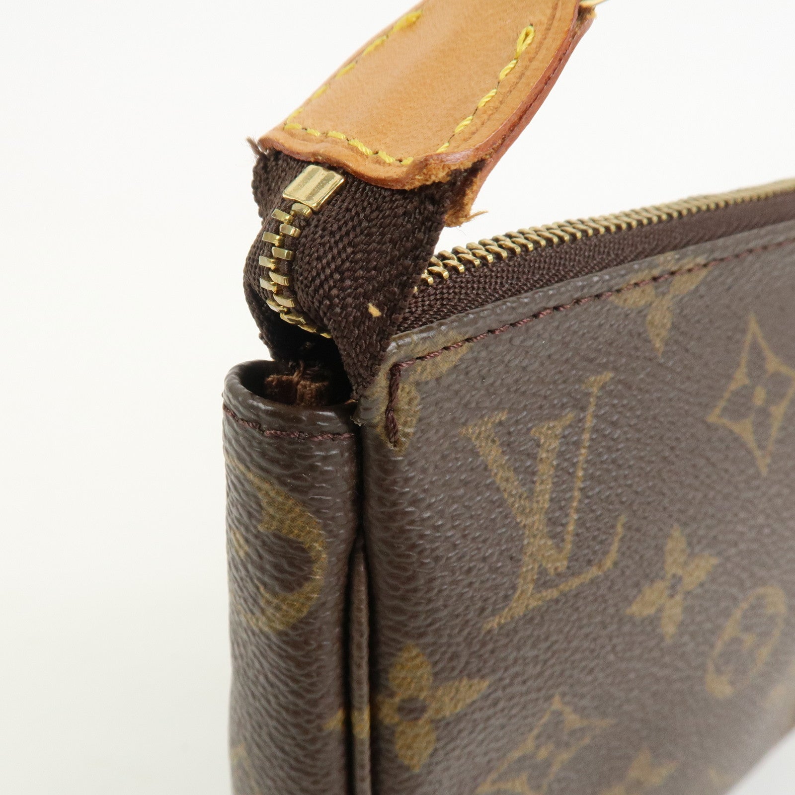 Louis Vuitton Monogram Pochette Accessoires Pouch Hand Bag M51980