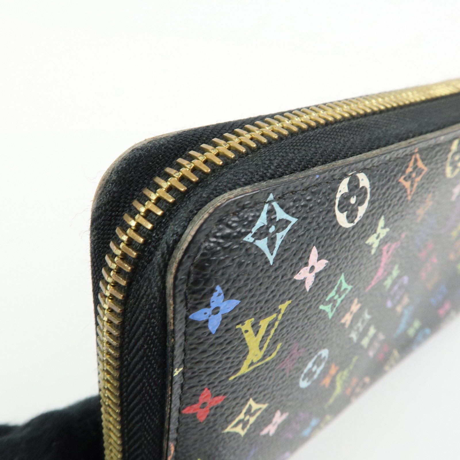 Louis Vuitton Monogram Multi Color Zippy Wallet Violet M60275