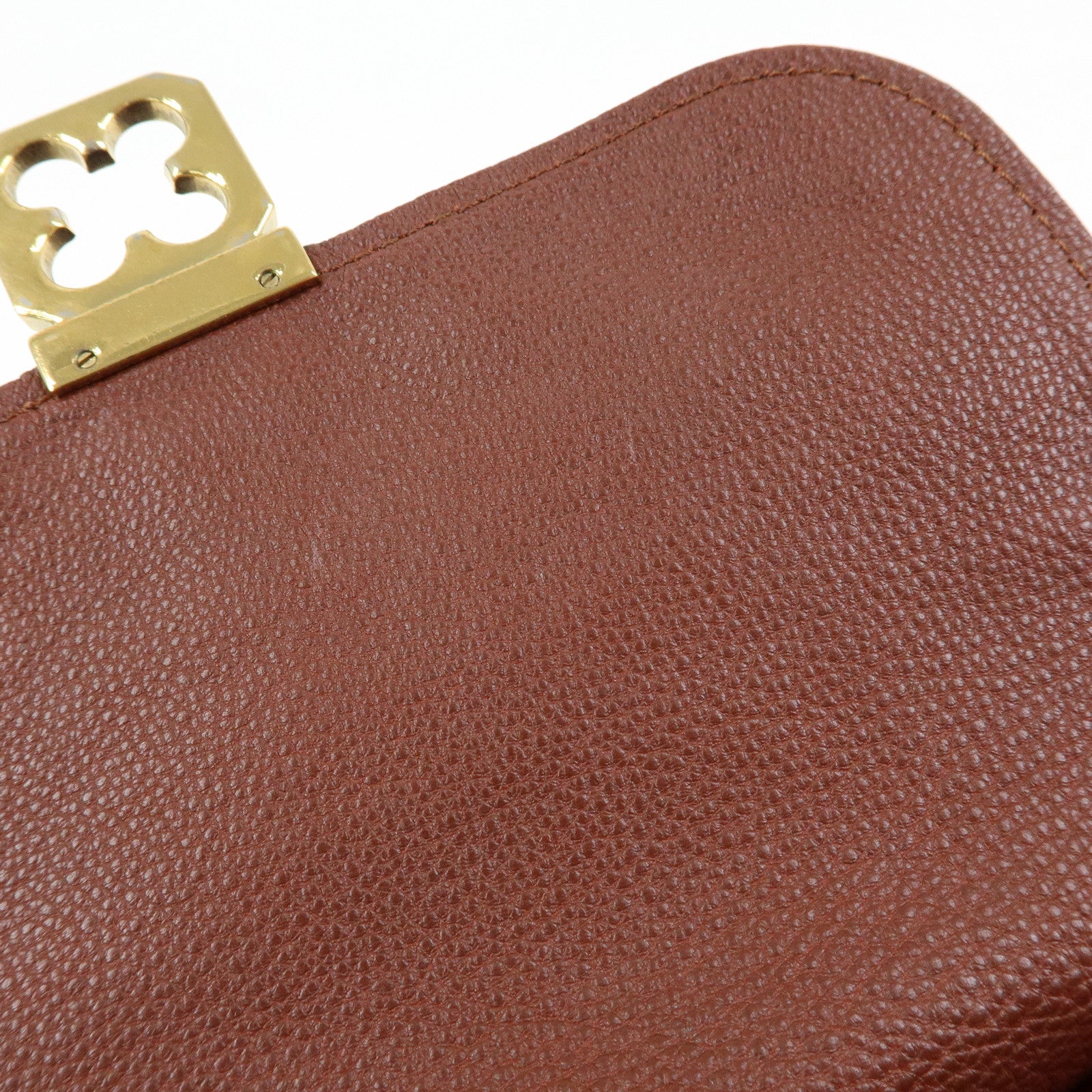 Chloe Elsie Leather 2Way Bag Shoulder Bag Hand Bag Brown