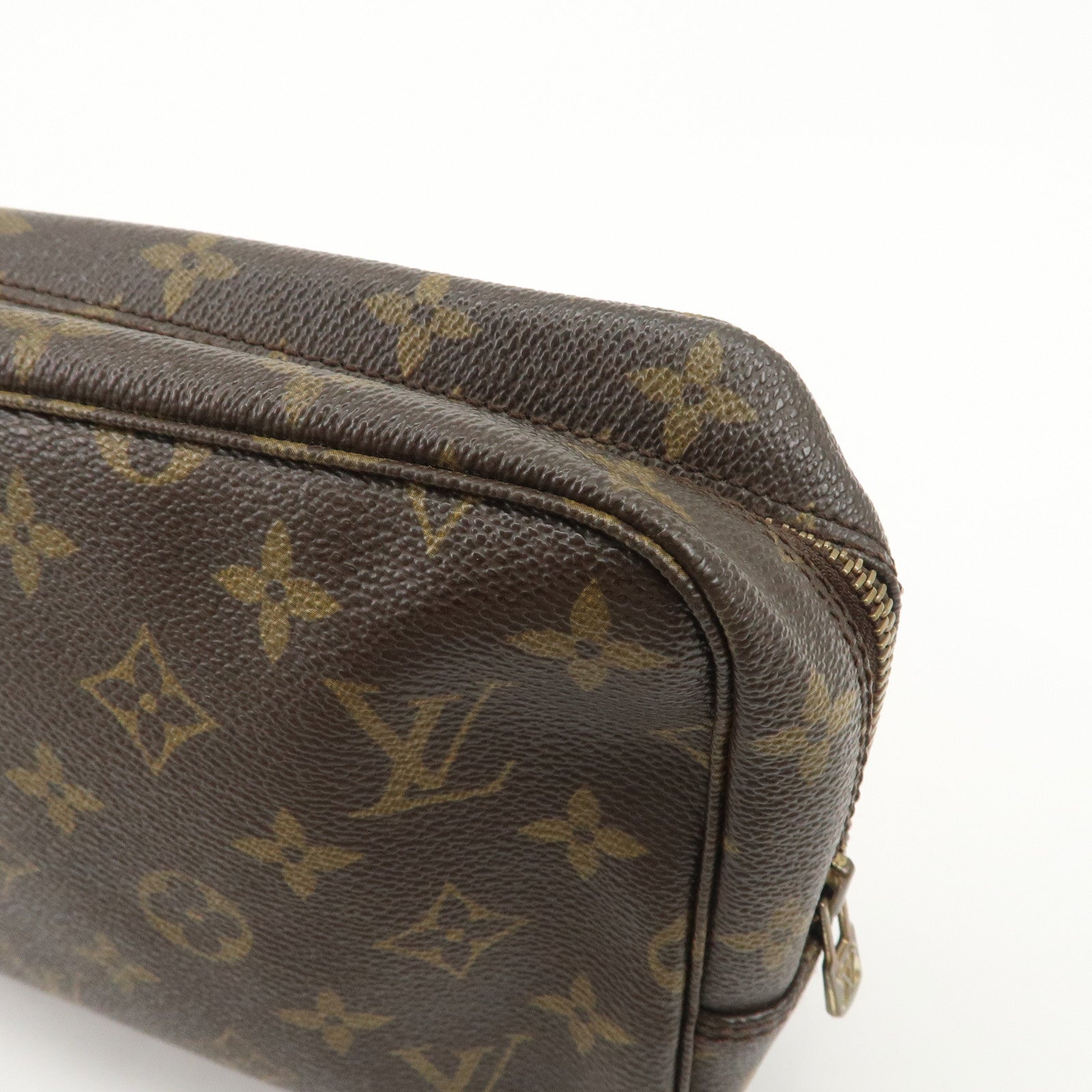 Louis Vuitton Monogram Trousse Toilette 23 Pouch Brown M47524