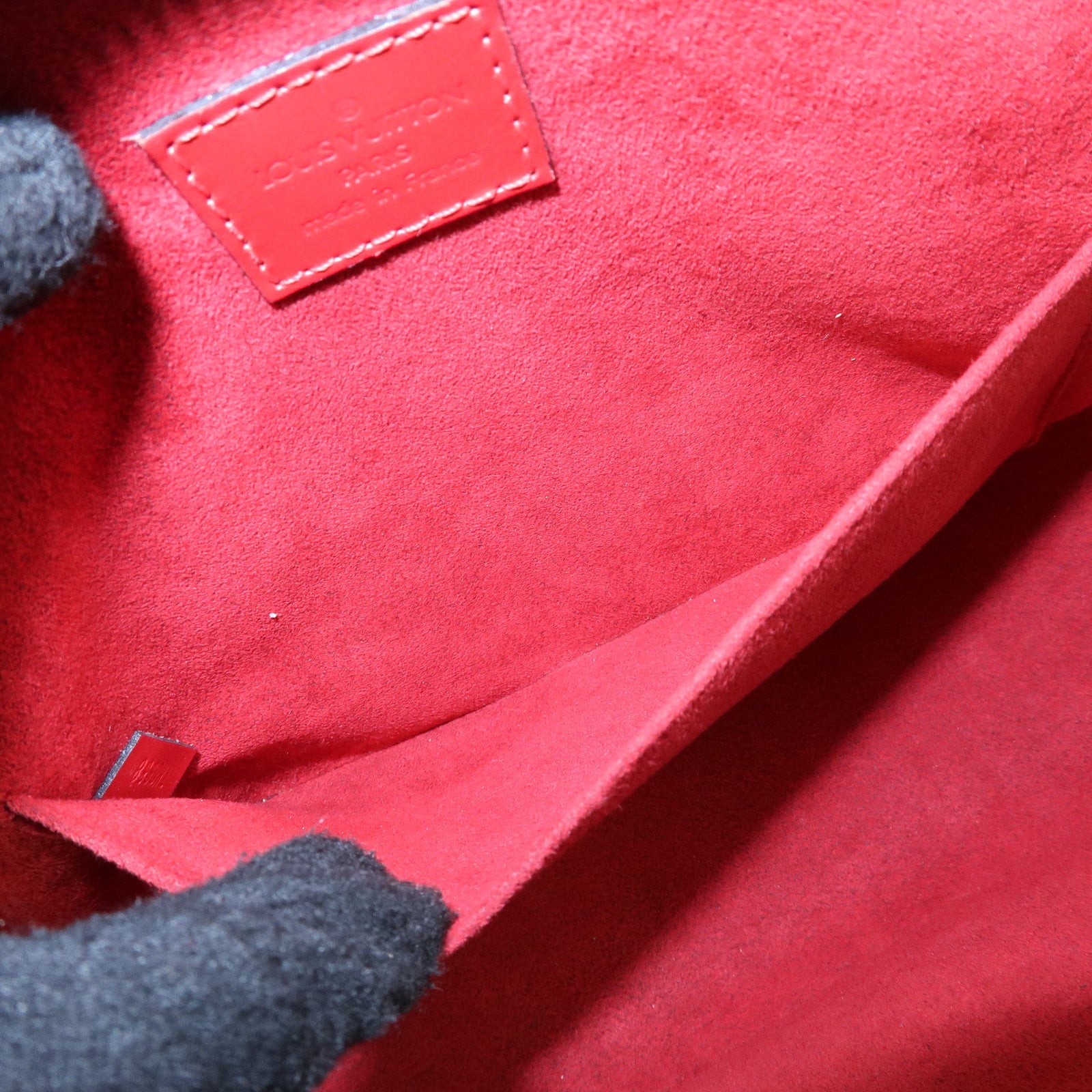 Louis Vuitton Epi Leather Jasmine Hand Bag Castilian Red M52087