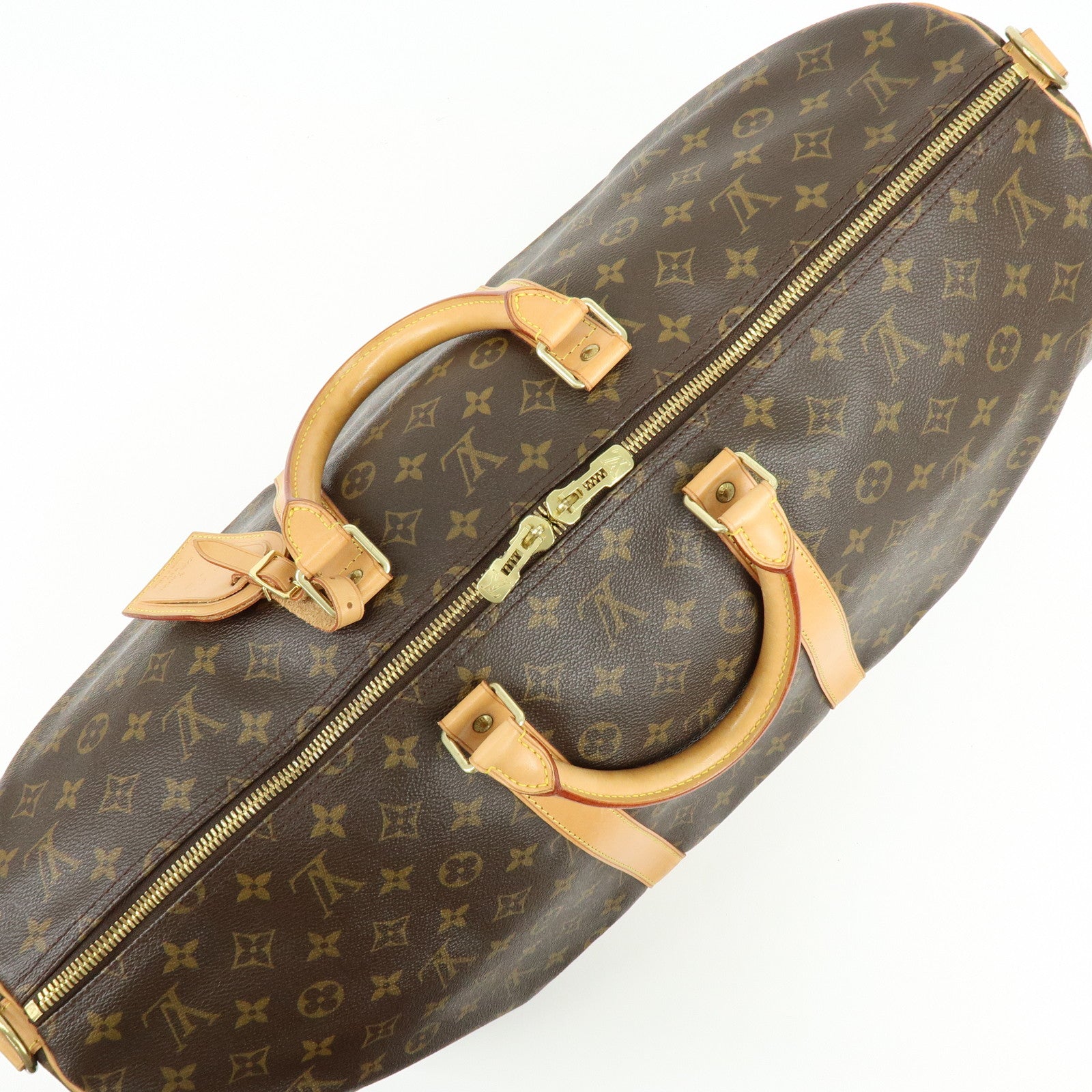 Louis Vuitton Monogram Keep All Bandouliere 55 Boston Bag M41414