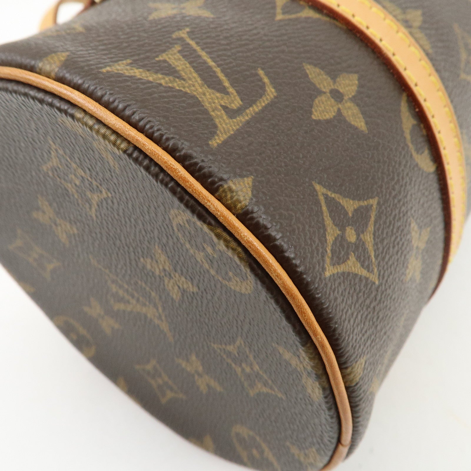 Louis Vuitton Monogram Papillon 26 Hand Bag Brown M51386
