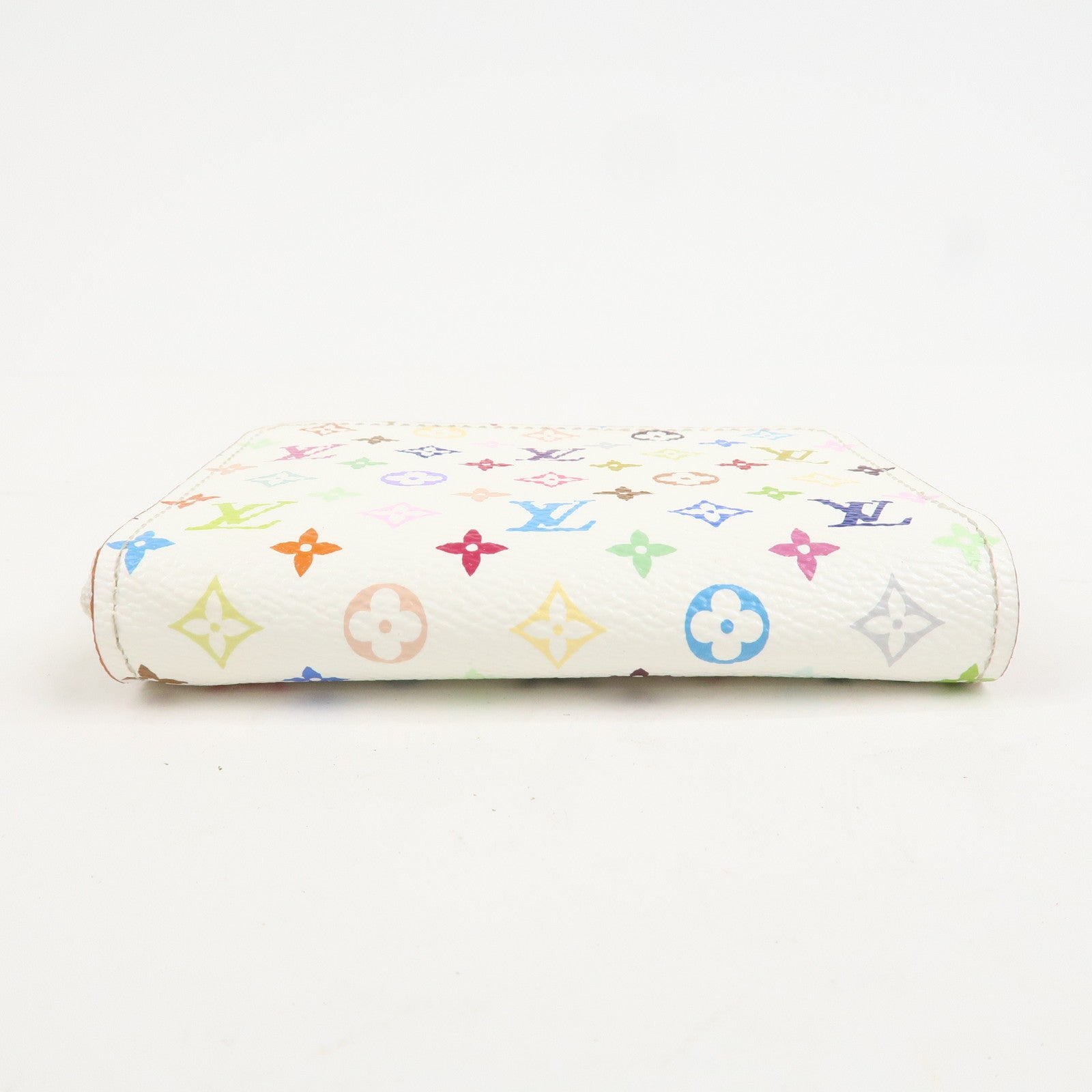 Louis Vuitton Monogram Multicolor Zippy Coin Purse Blanc M93741