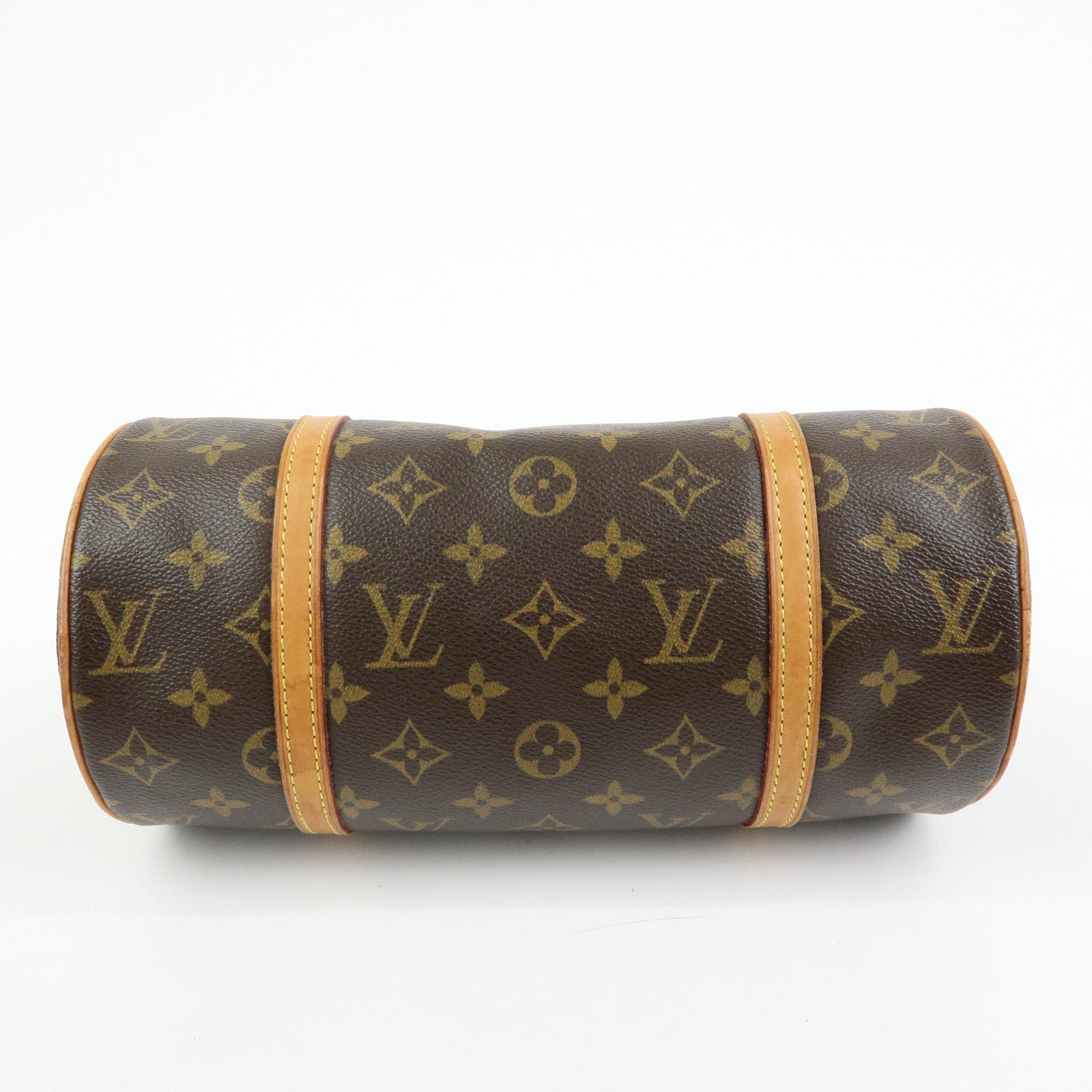 Louis Vuitton Monogram Papillon 30 Hand Bag Brown M51385