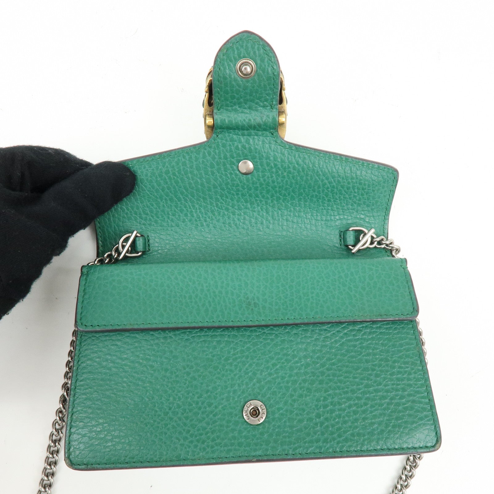 GUCCI Dionysus Super Mini Bag Leather Chain Shoulder Bag 476432