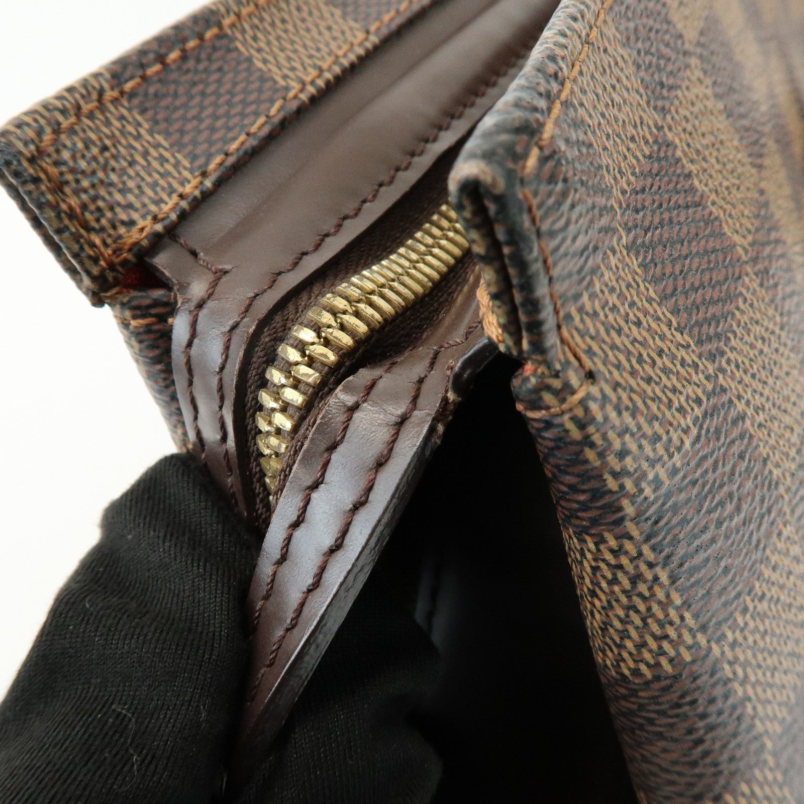 Louis Vuitton Damier Ebene Chelsea Canvas Shoulder Bag N51119