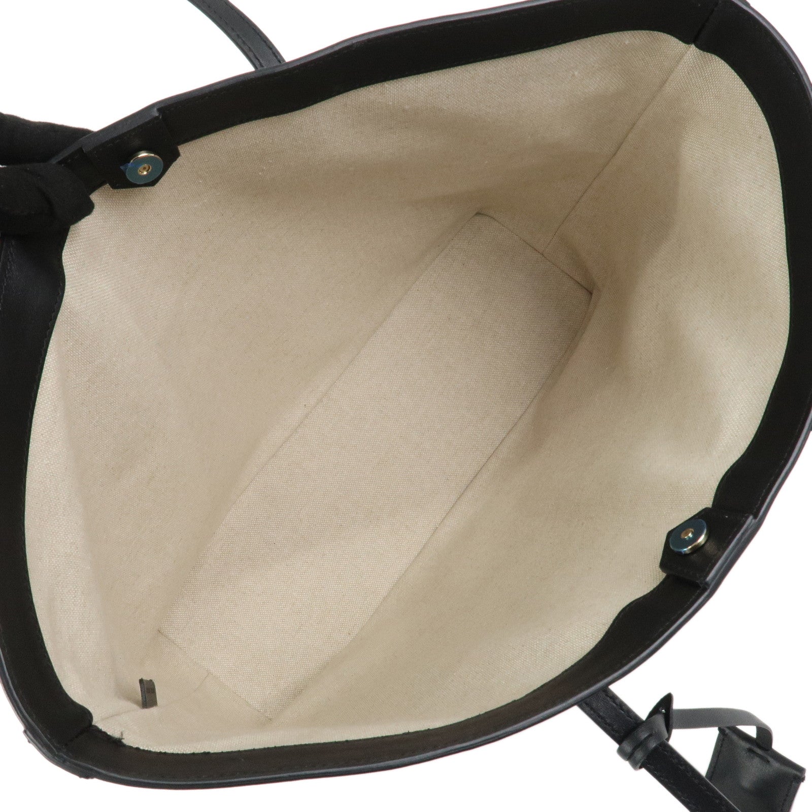 JIMMY CHOO Jaquard Leather Tote Bag Shoulder Bag Black