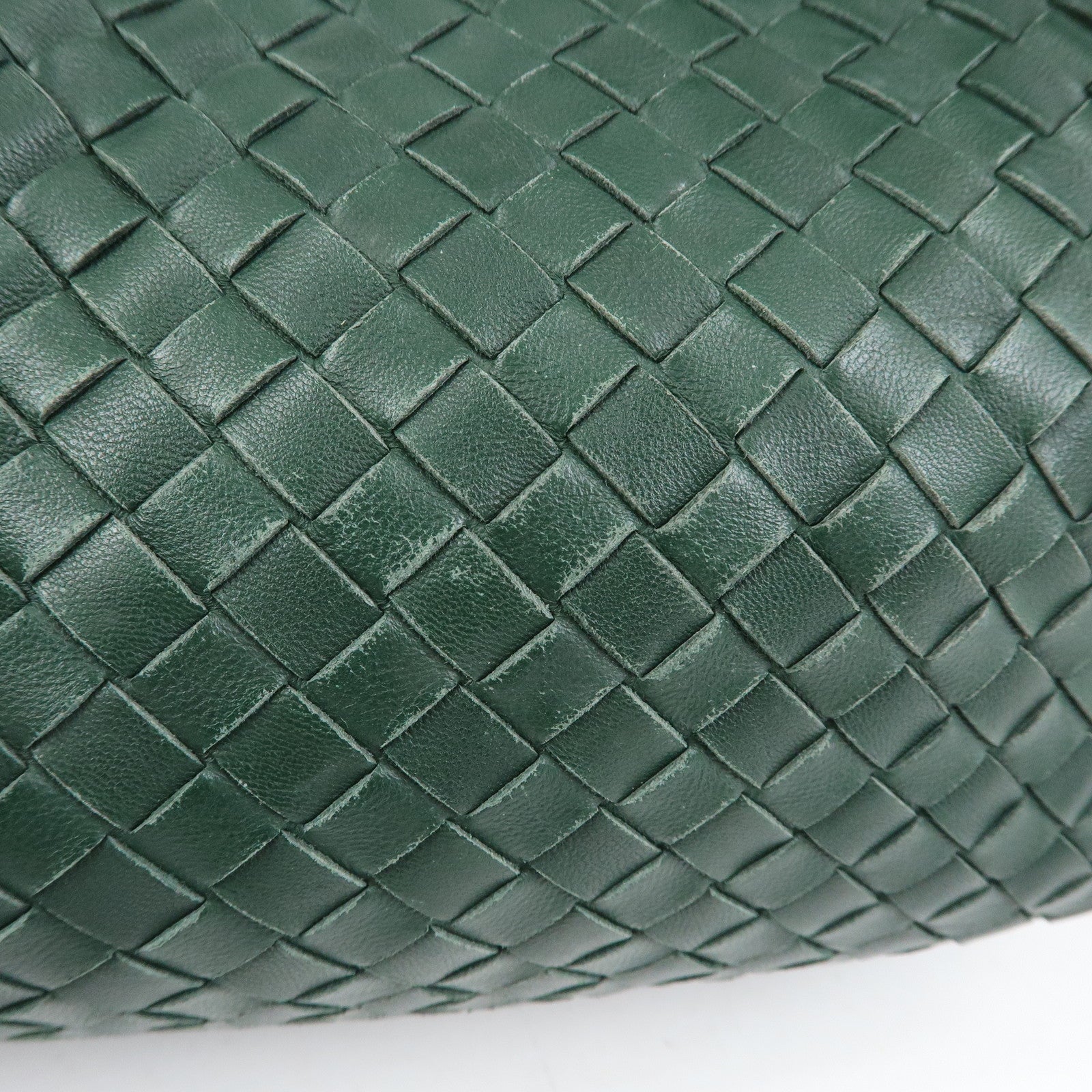 BOTTEGA VENETA Campana Intrecciato Leather Hand Bag 125787V0016