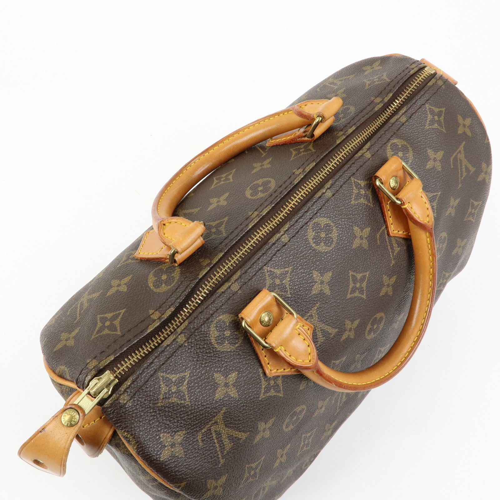 Louis Vuitton Monogram Speedy 30 Boston Bag Hand Bag Brown M41526
