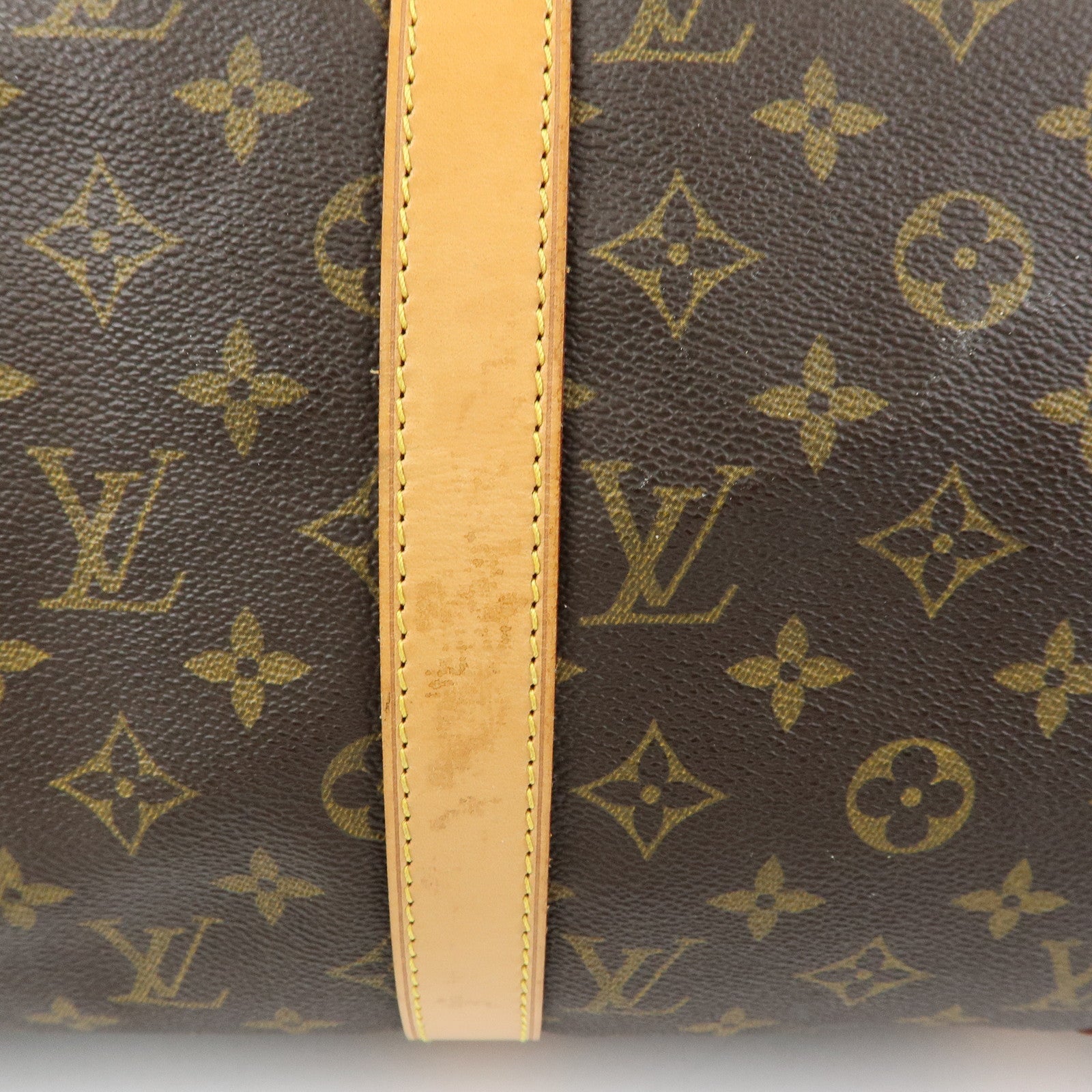 Louis Vuitton Monogram Keep All Bandouliere 50 Boston Bag M41416