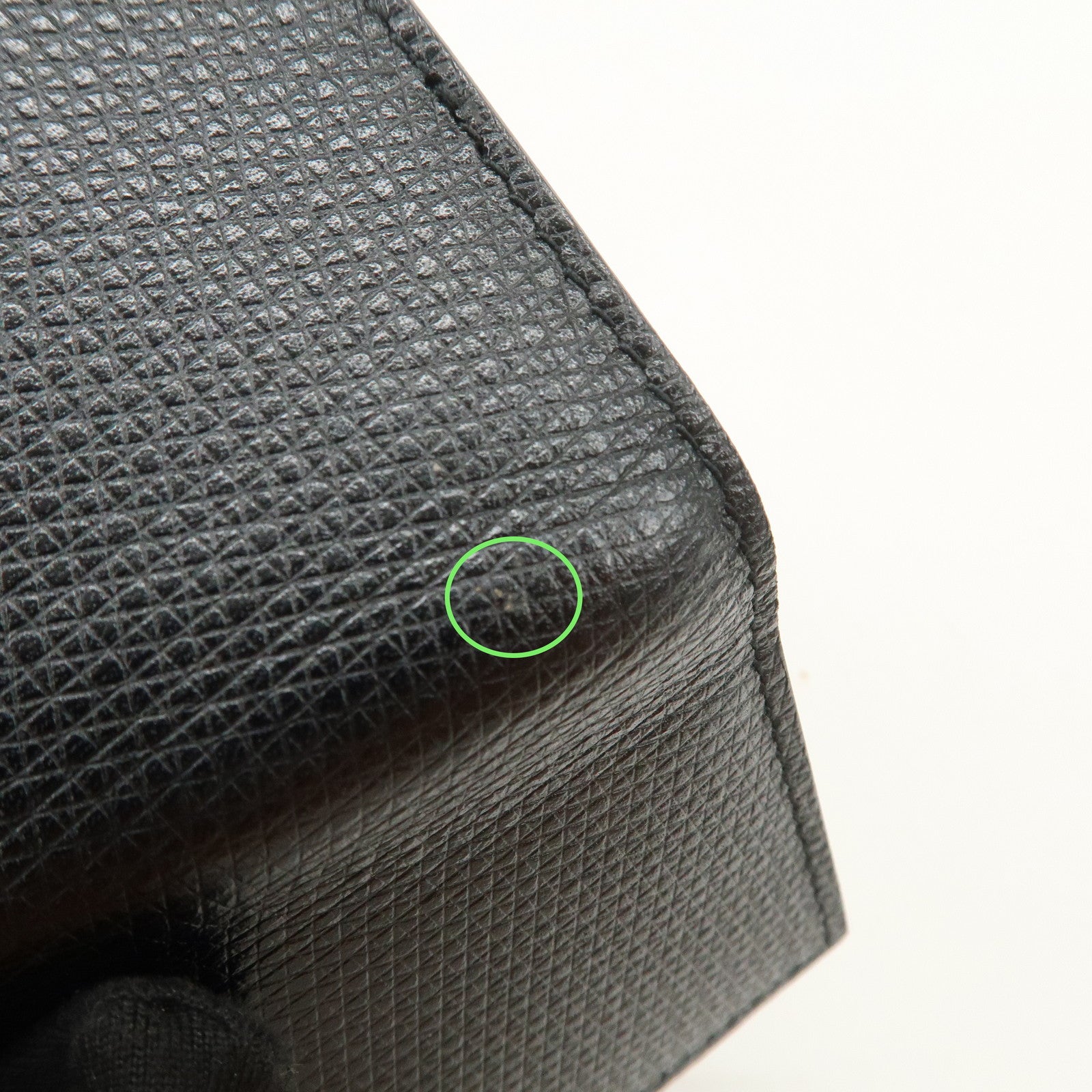 GUCCI Logo Leather 6 Rings Key Case Black 04579