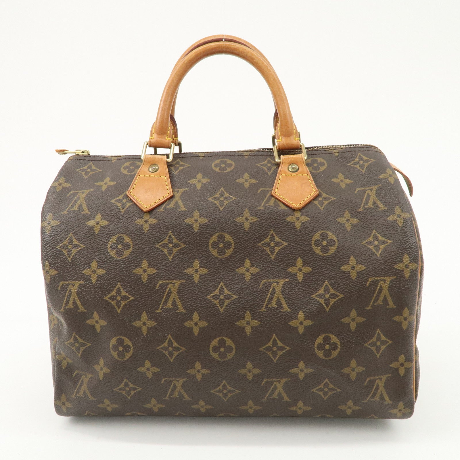 Louis Vuitton Monogram Speedy 30 Boston Bag Hand Bag M41526 Used