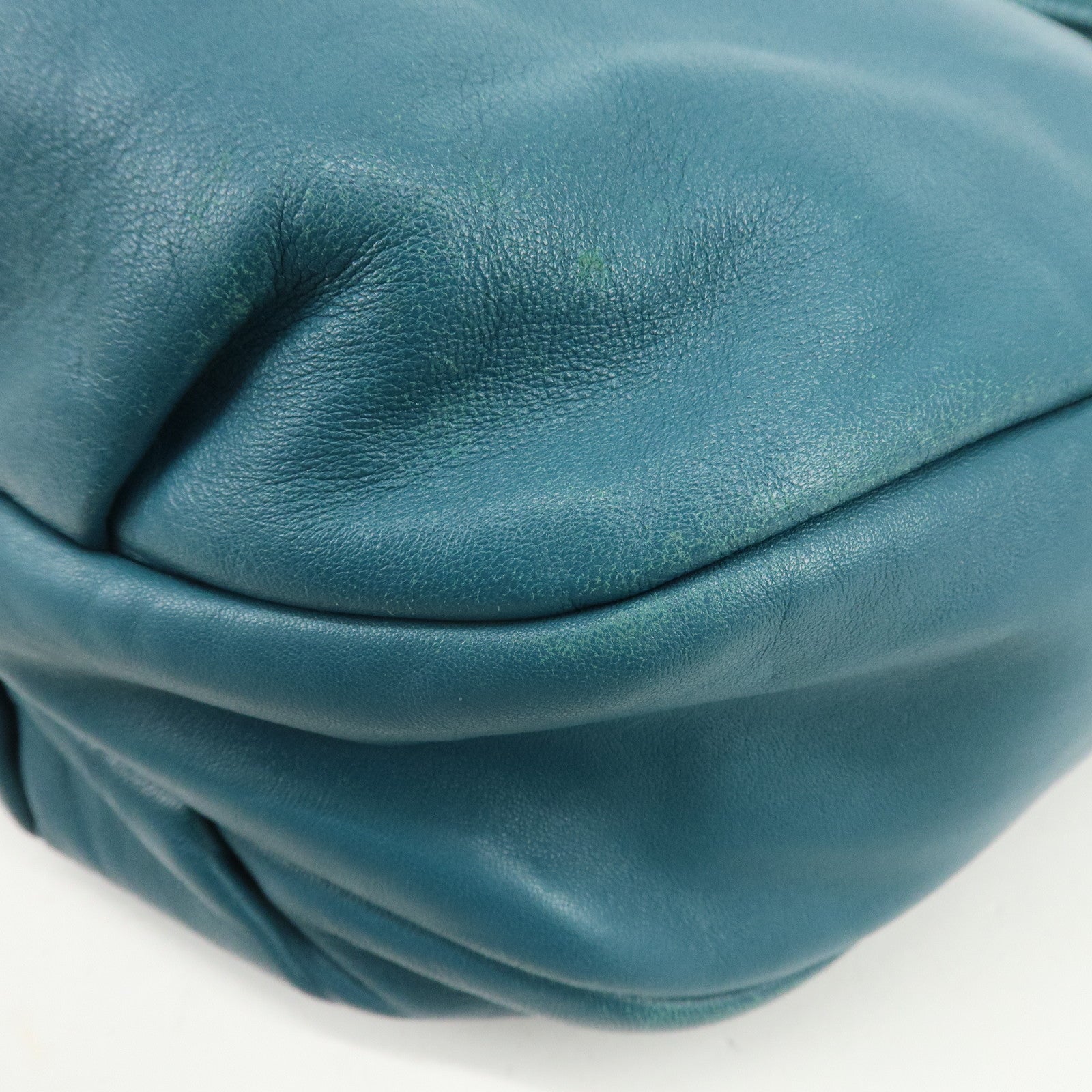 LOEWE Viento 30 Leather Shoulder Bag Hand Bag Blue