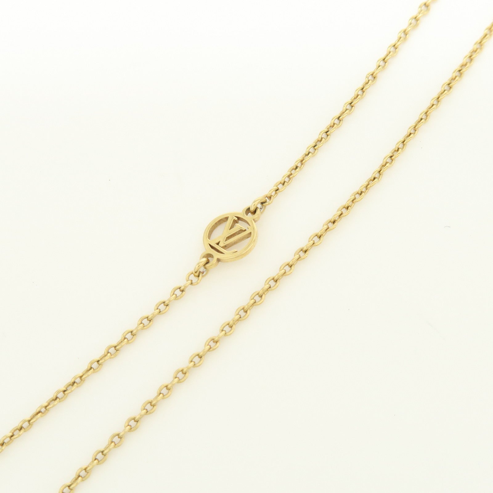 Louis Vuitton Collier Louisette Monogram Flower Necklace M00365