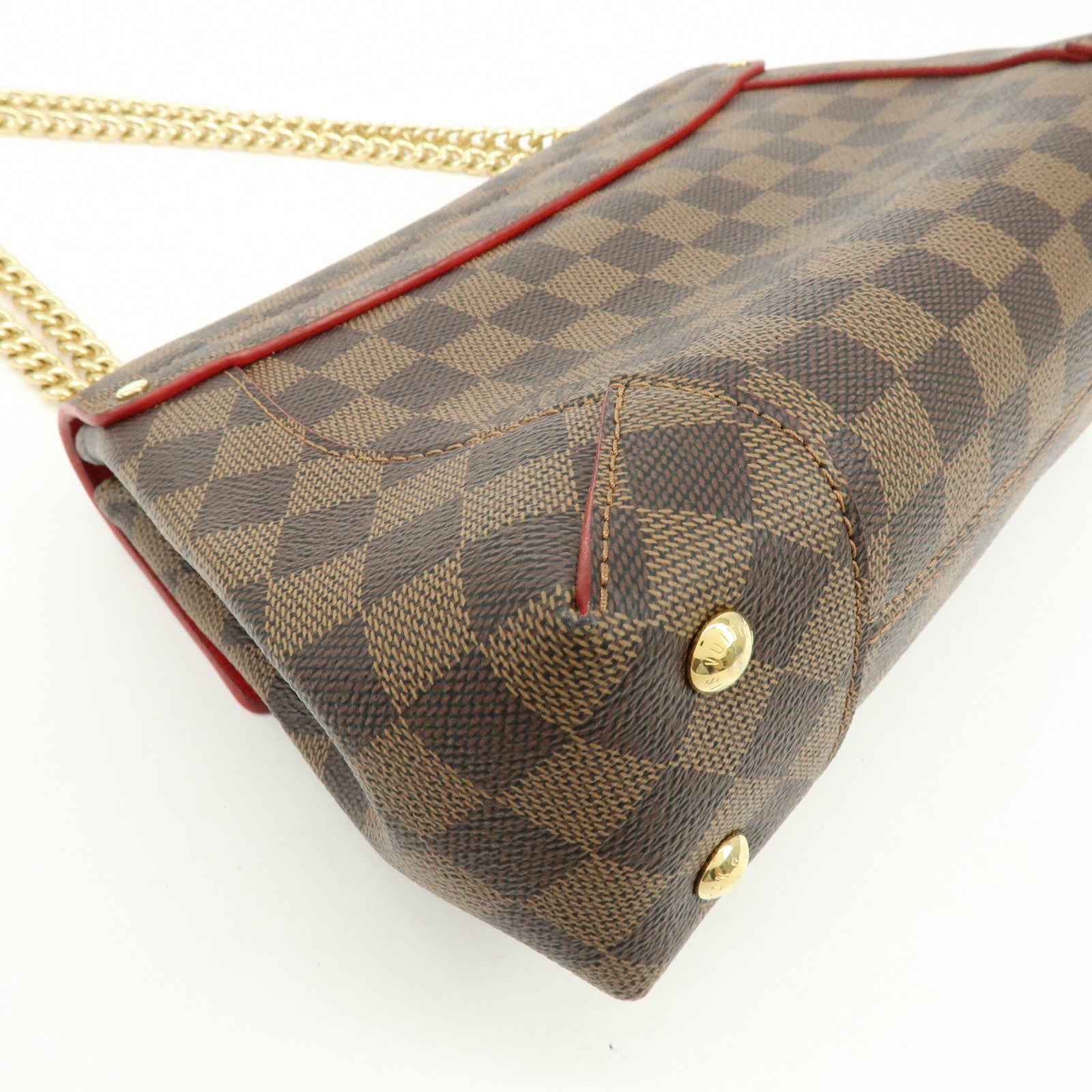 Louis Vuitton Damier Ebene Kaisa Clutch Chain Shoulder Bag N41596